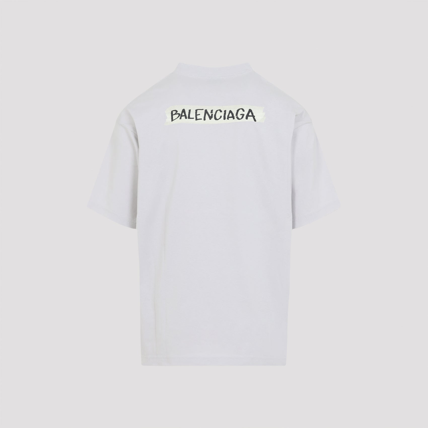 Graphic Text White Short-Sleeve T-Shirt