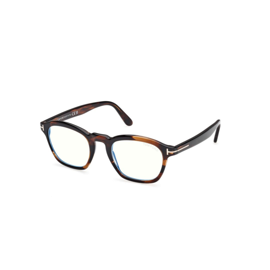 Ft6033-B Rectangular Tortoiseshell Eyeglasses
