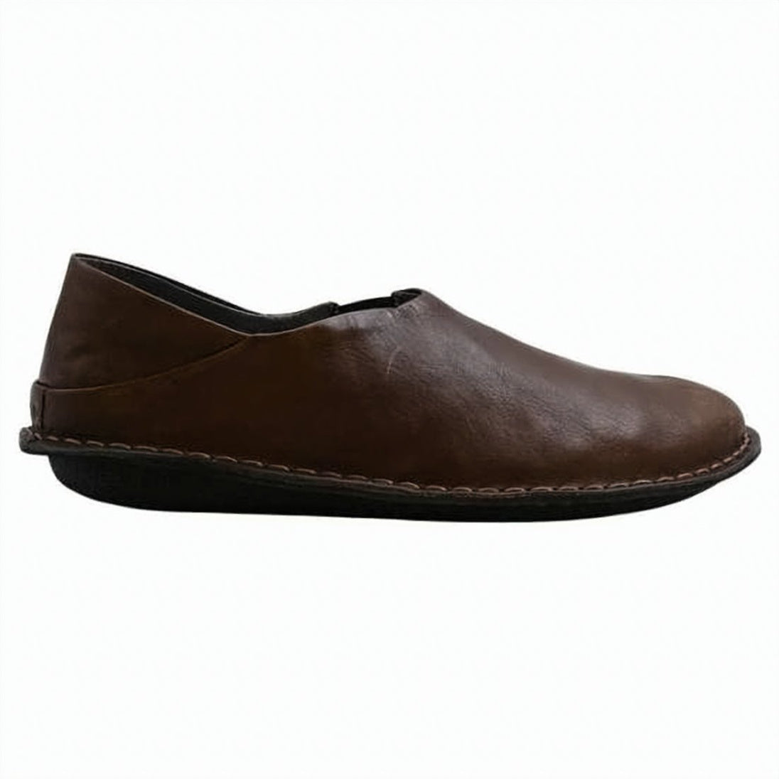Dark Brown Slip-On Sneakers with Comfortable Fit