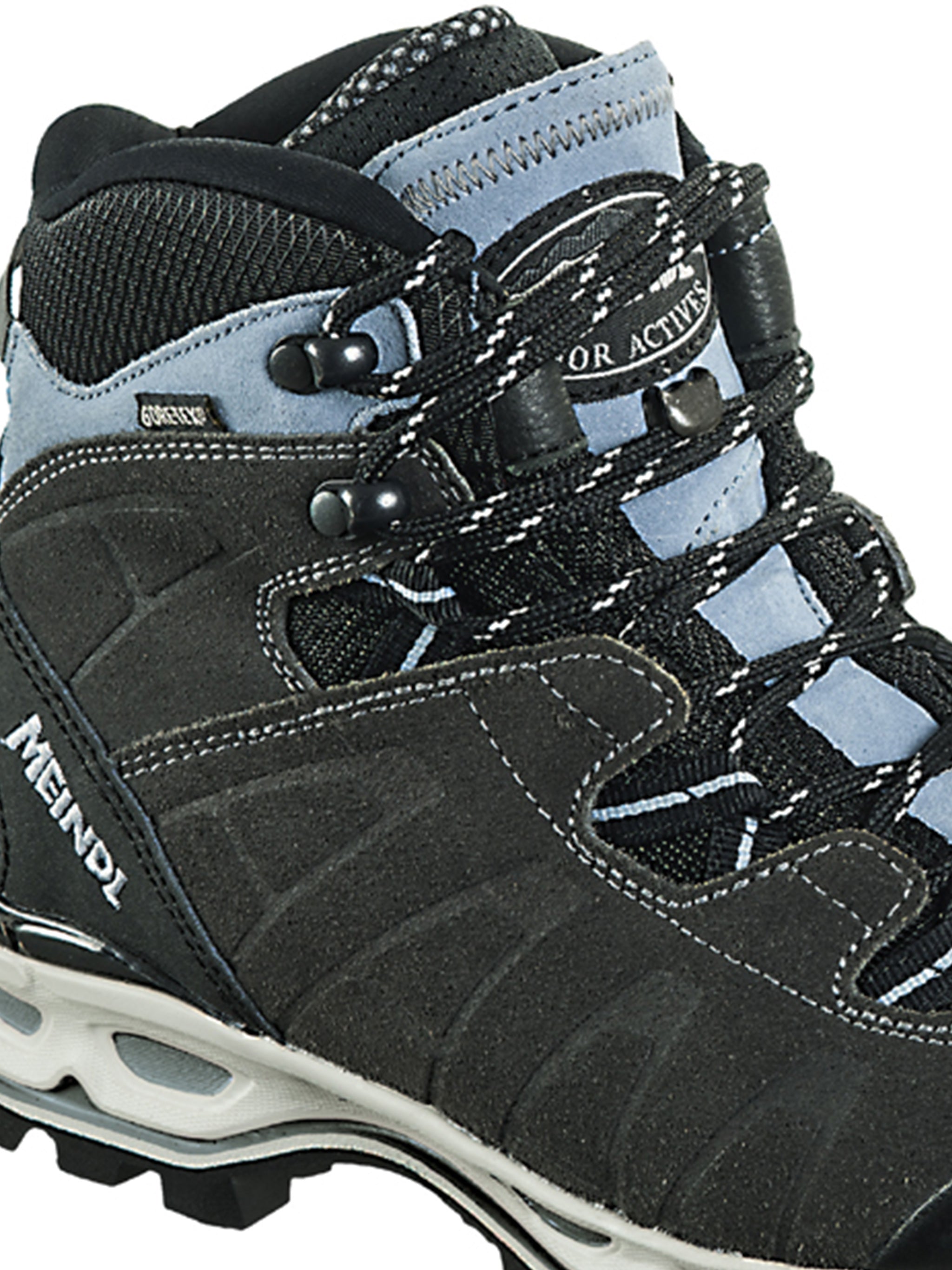 Mid-Height Hiking Shoe with Rugged Sole and Ankle Support