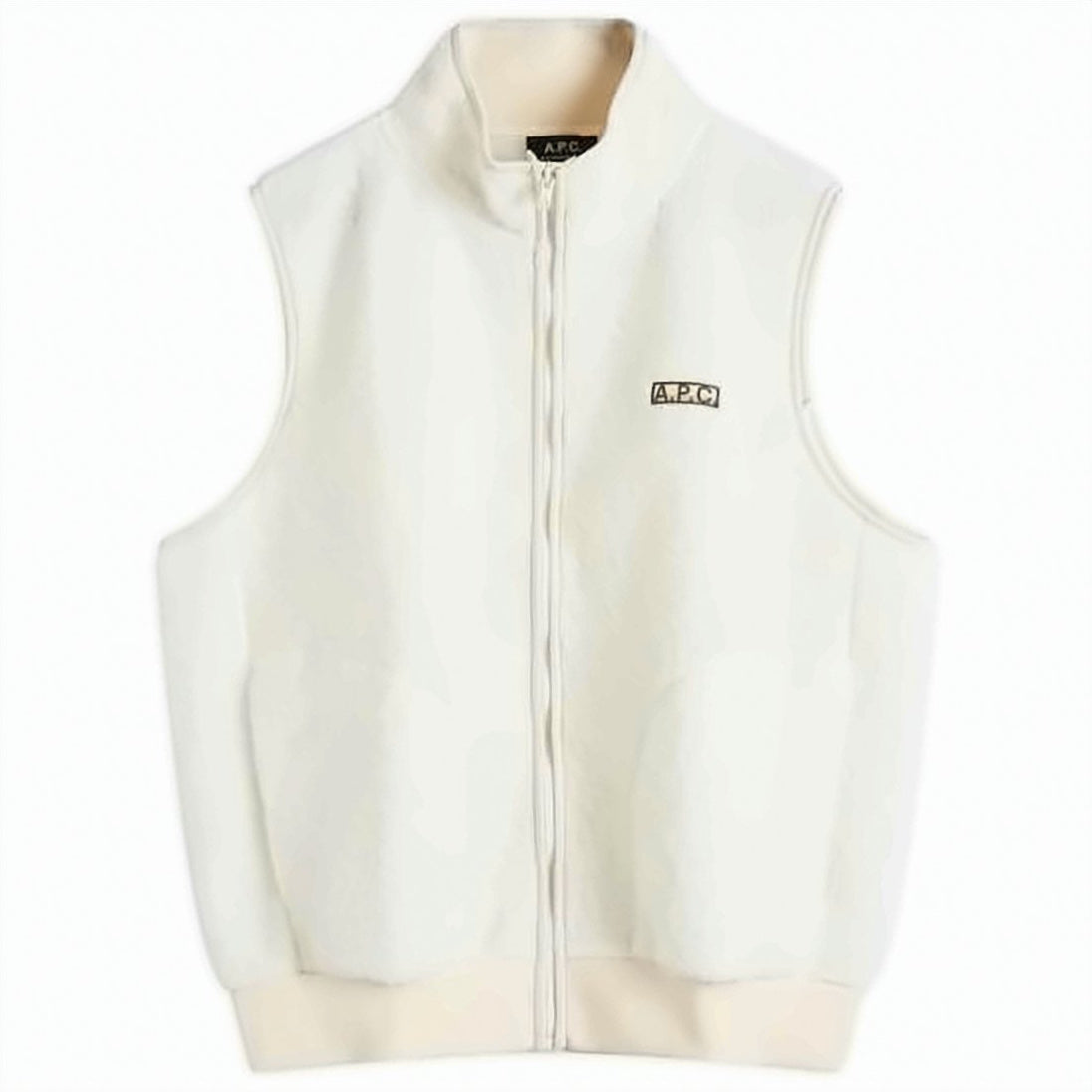 High-Collared Sleeveless Vest