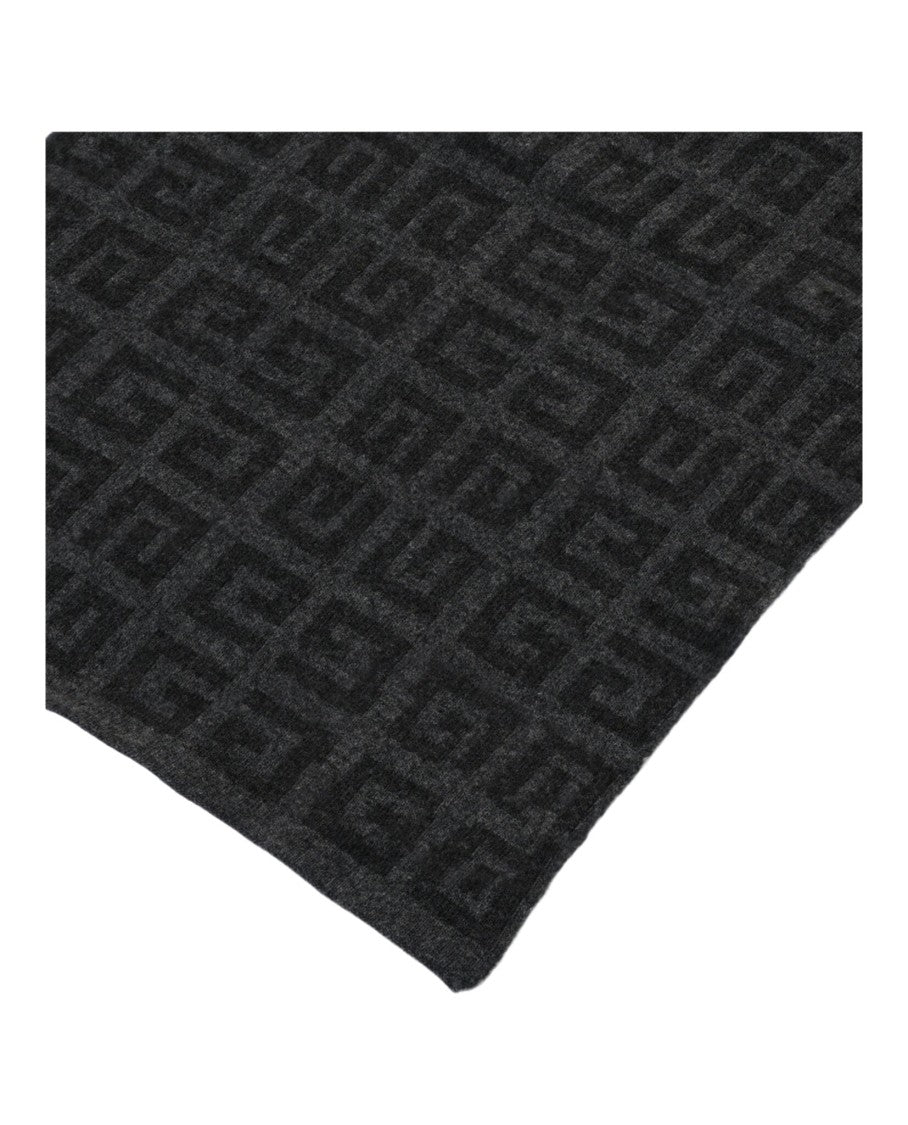 4G Logo Reversible Wool Scarf