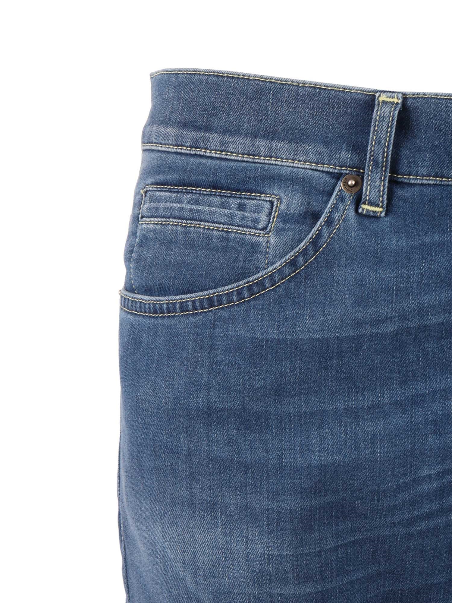 Blue George Cotton Casual Trousers