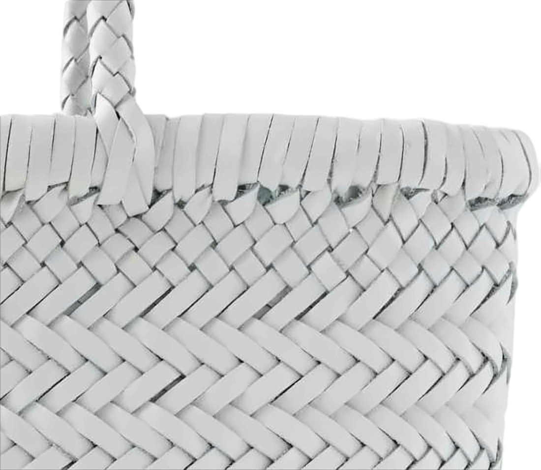 Woven Buffalo Leather Shoulder Bag
