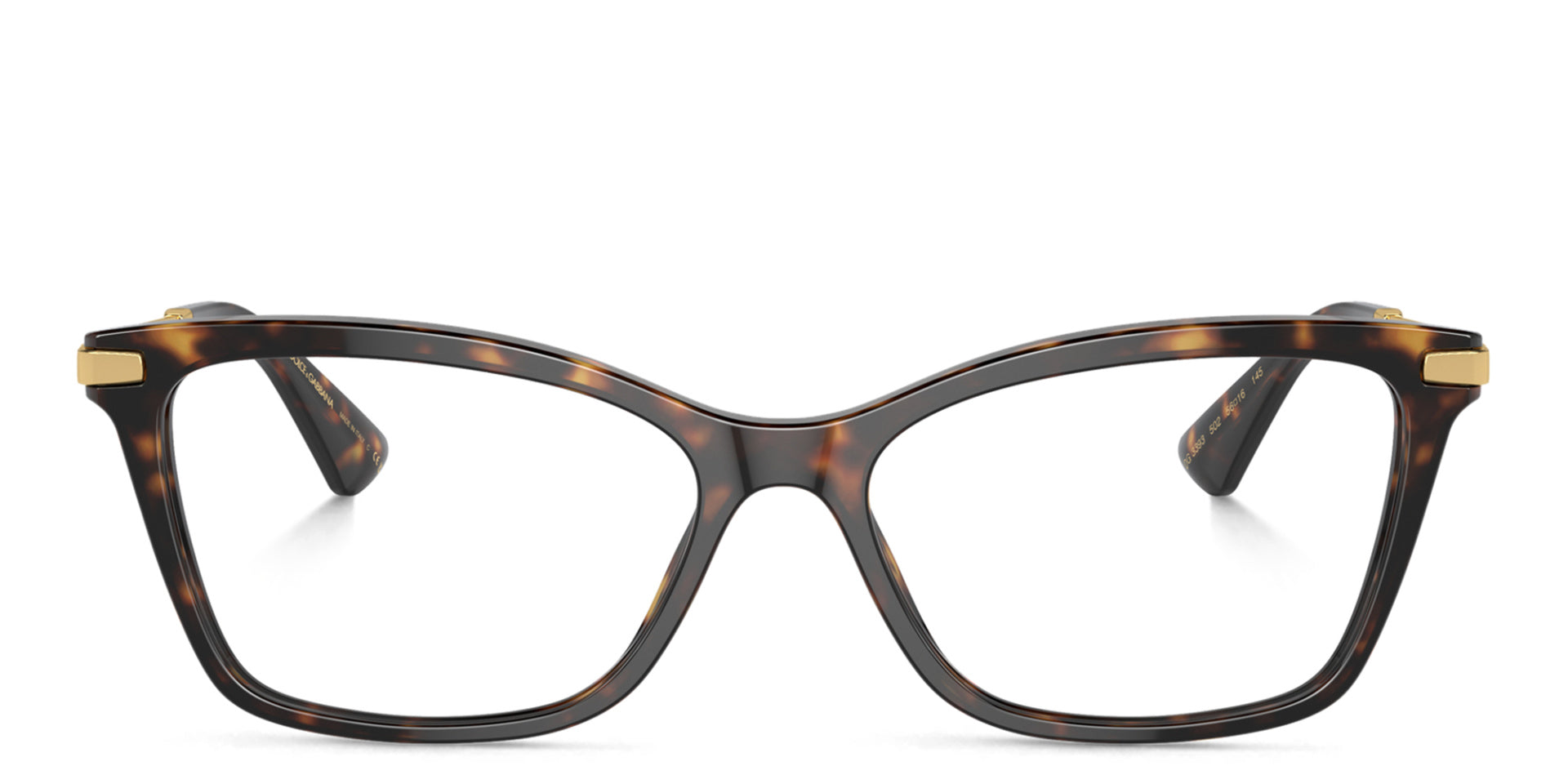 Dg 3347 Farfalla-Shaped Sunglasses With Tortoiseshell Frame