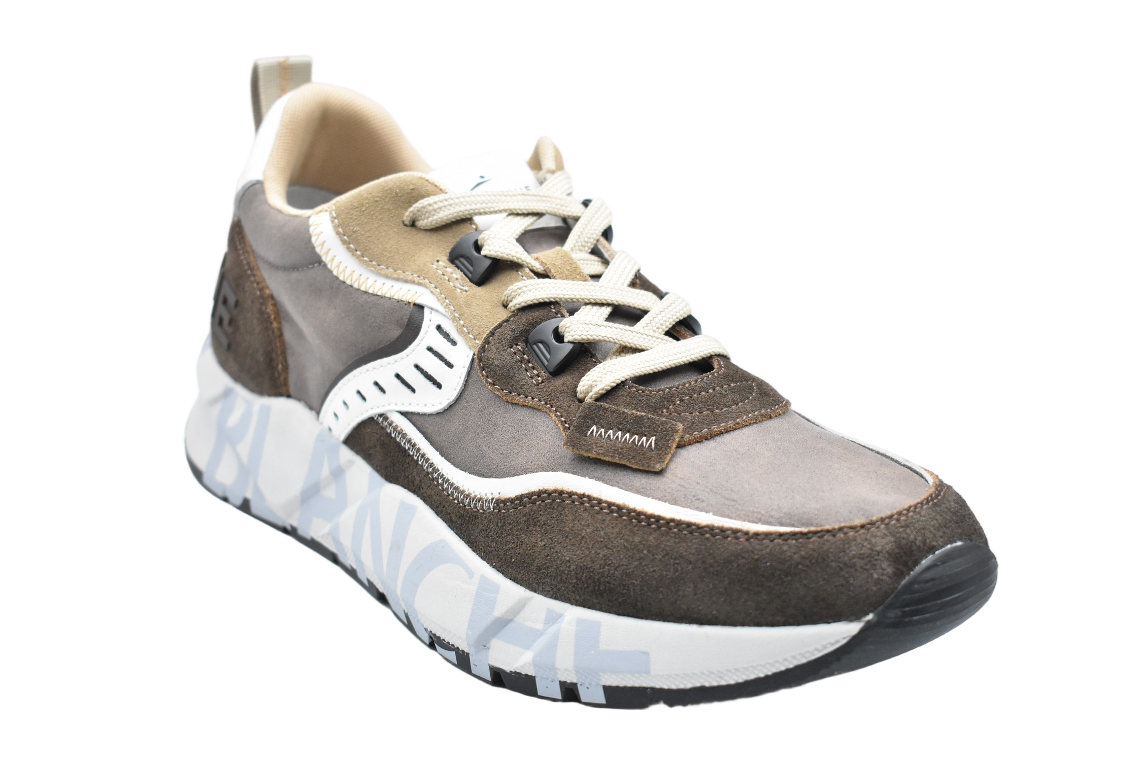 Brown-Taupe Low Shoes