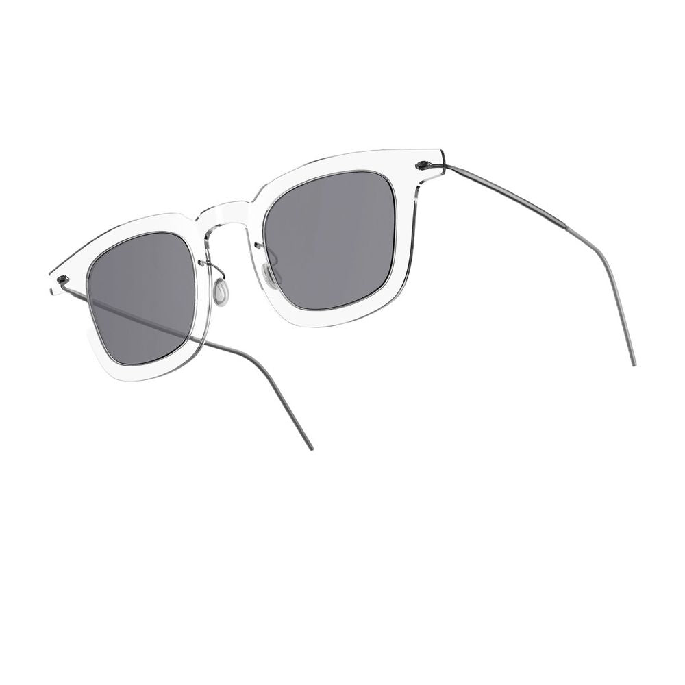 Sun Titanium 8346 C01/Colour 10/Sl113Crystal Squared Titanium Sunglasses