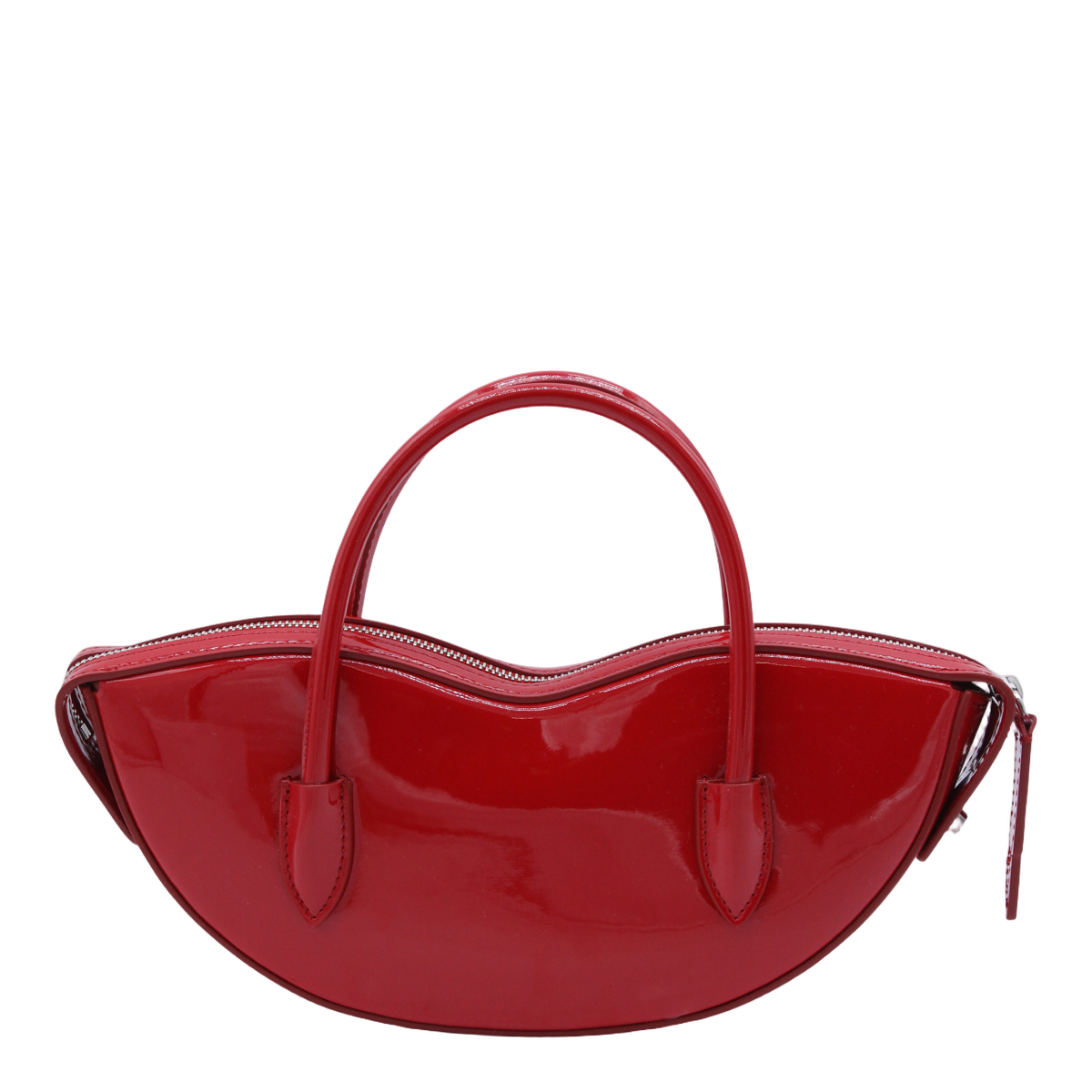 Crescent-Shaped Handbag