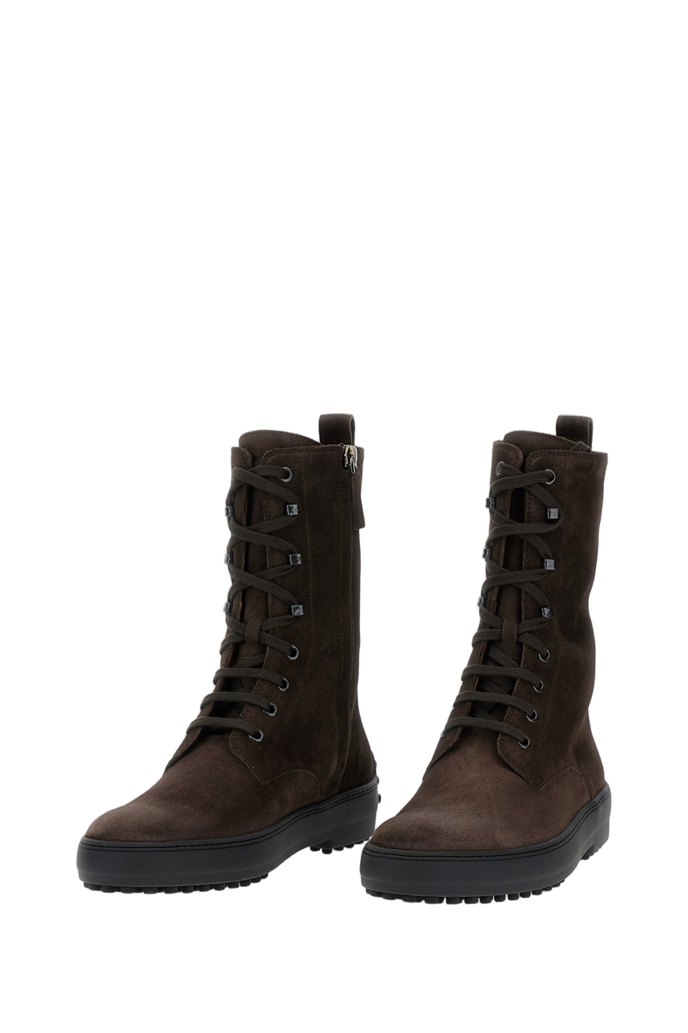 High Suede Ankle Boots