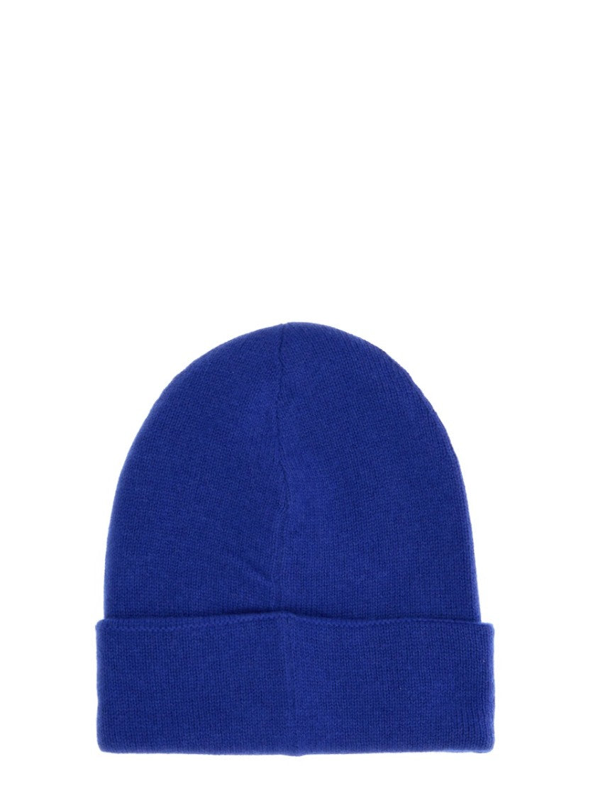 Ribbed Knit Cashmere Beanie