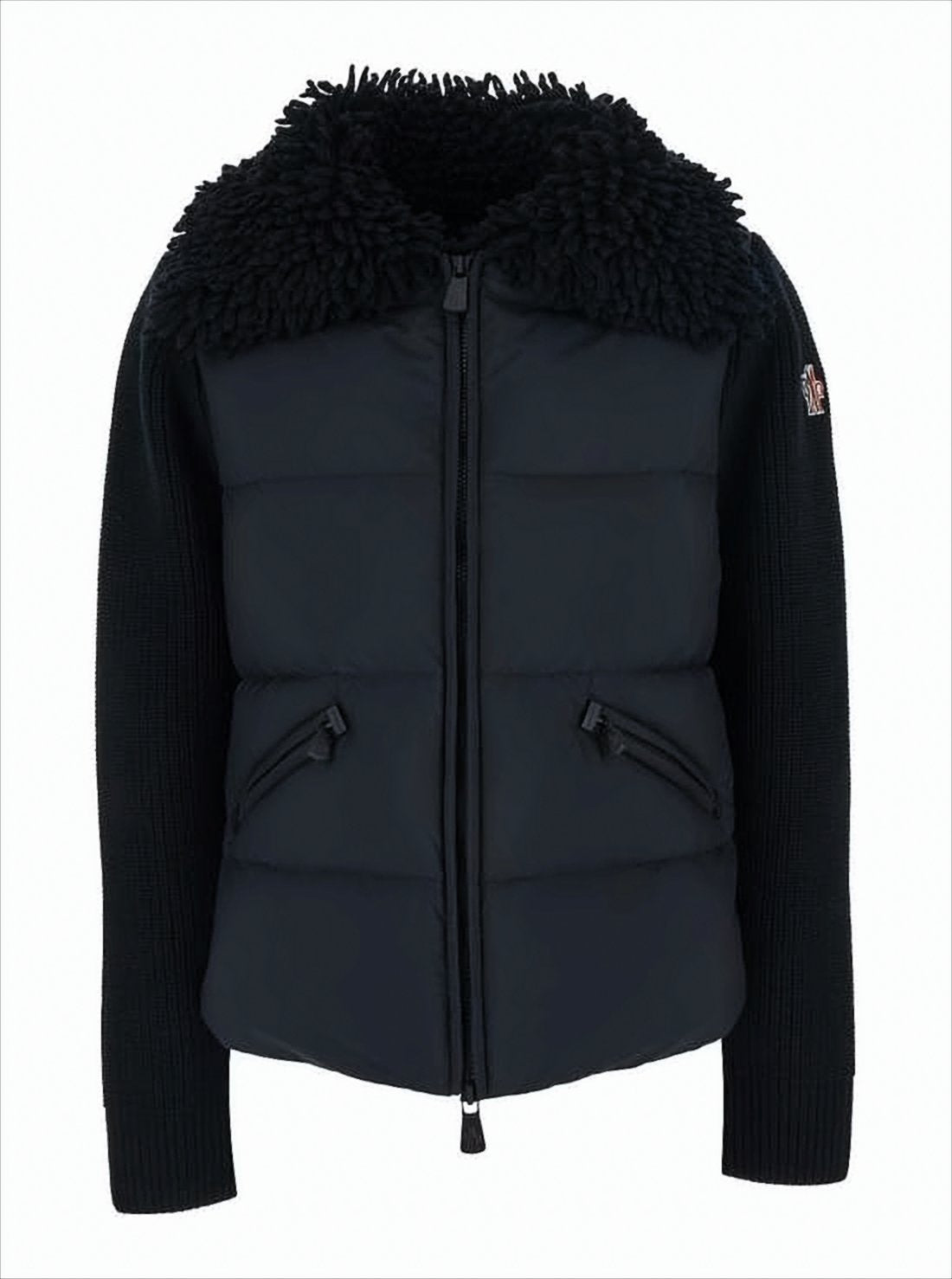 Padded Zip-Front Moncler Hoodie