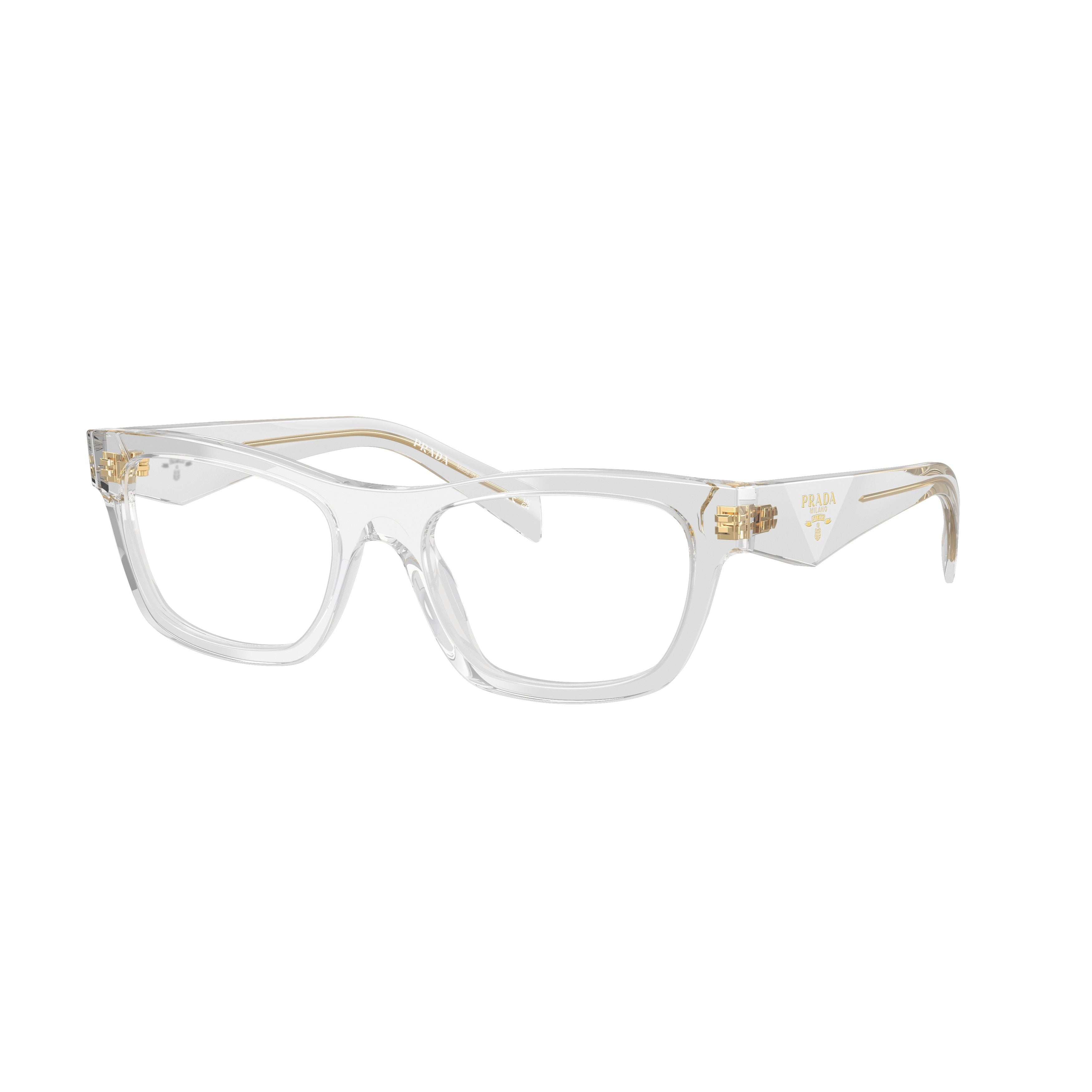 0pr B01v Bold Square Transparent Acetate Sunglasses