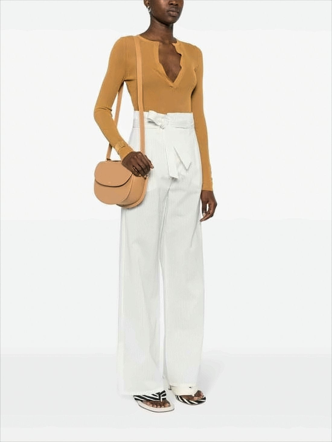 Smooth Leather Shoulder Bag