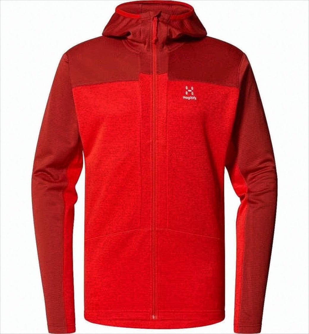 Hooded Slim Fit Jacket with Two-Tone Design