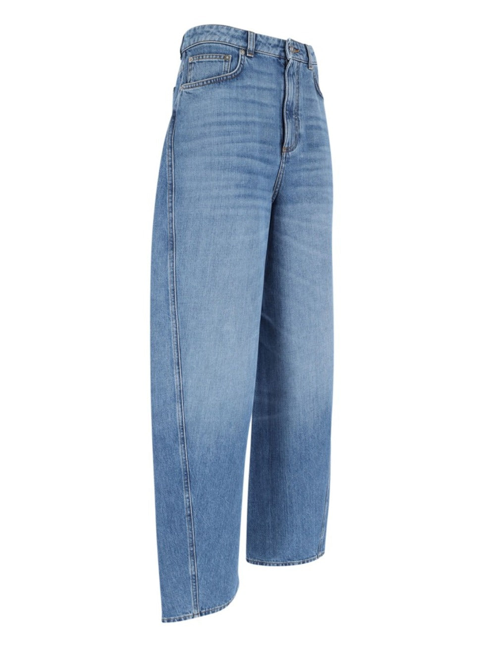 Wide-Leg Jeans With Medium Rise