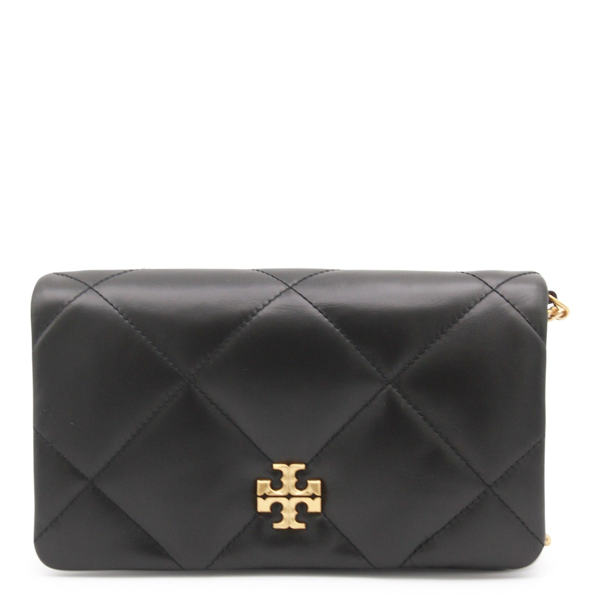Black Leather Kira Crossbody Bag