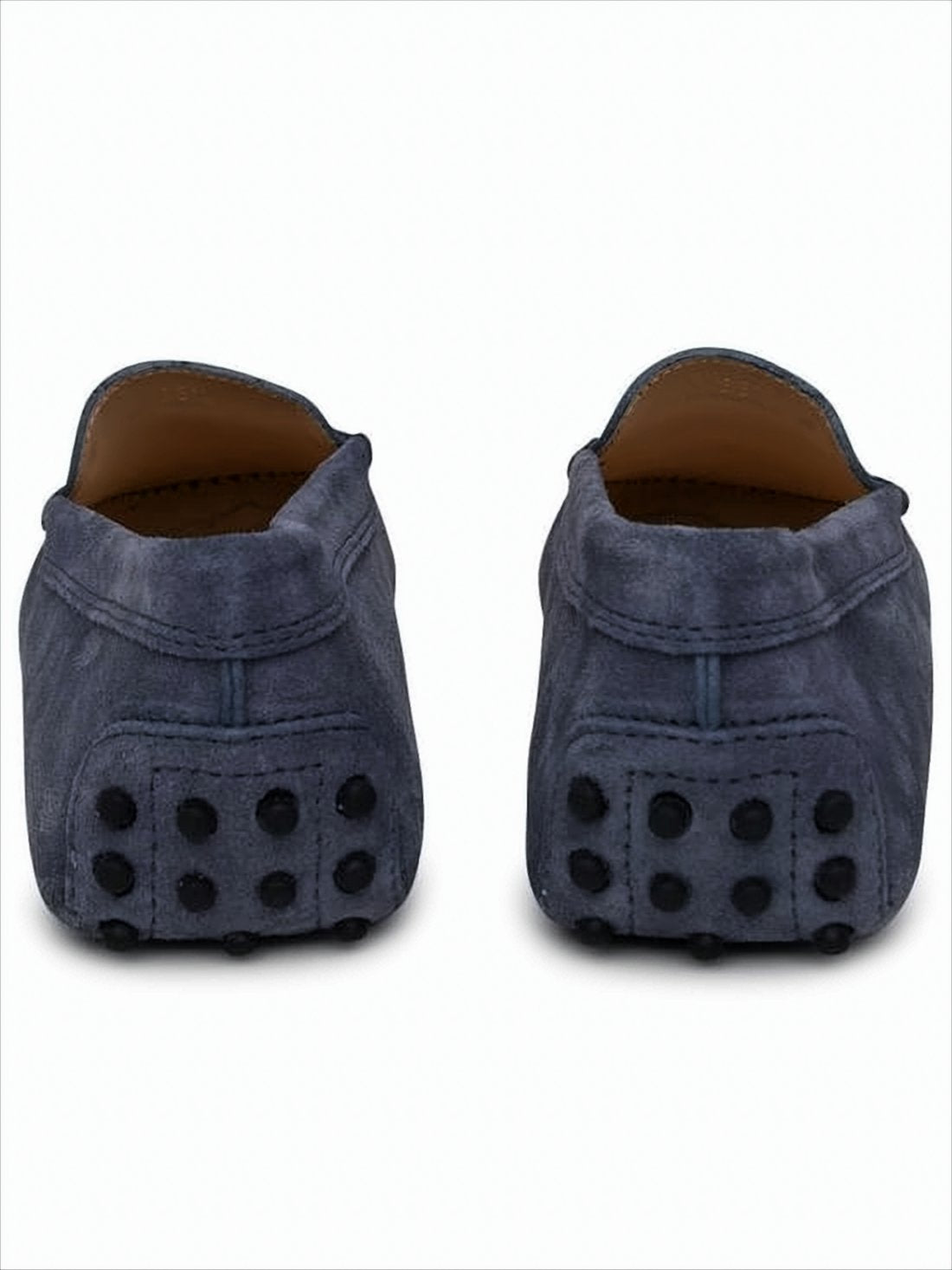 Suede Penny Loafers with Signature Rubber Pebbles