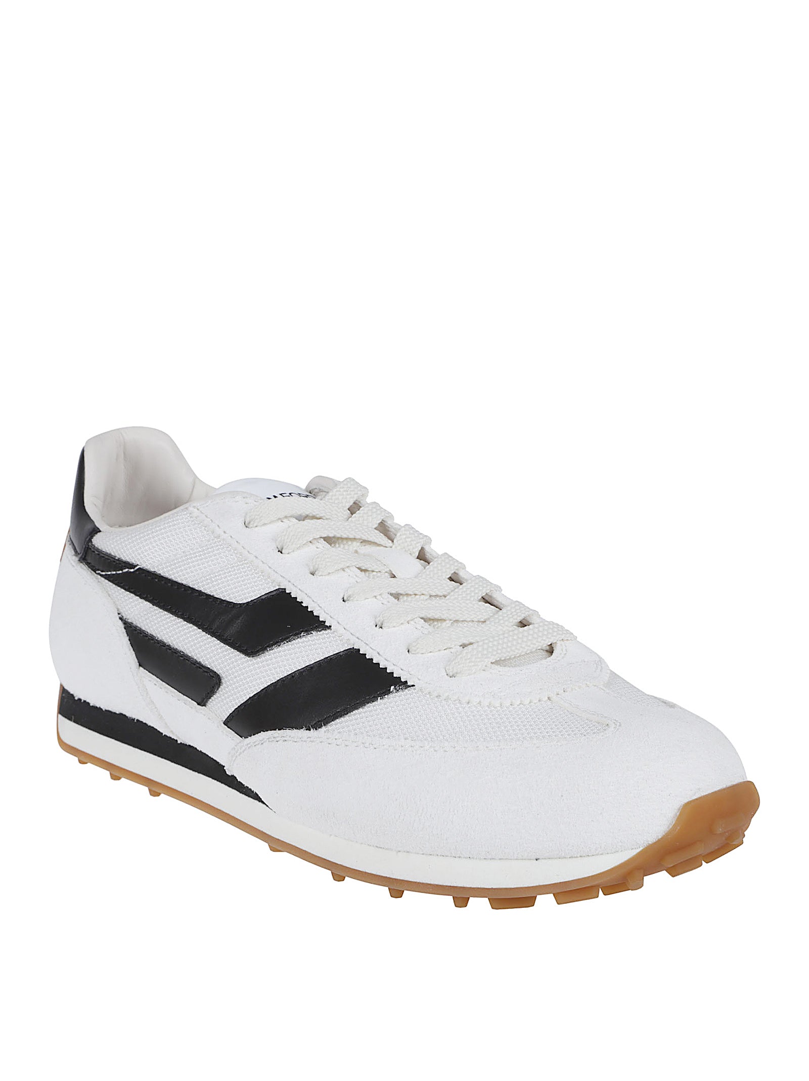 Suede and Mesh 'Mick' Sneakers