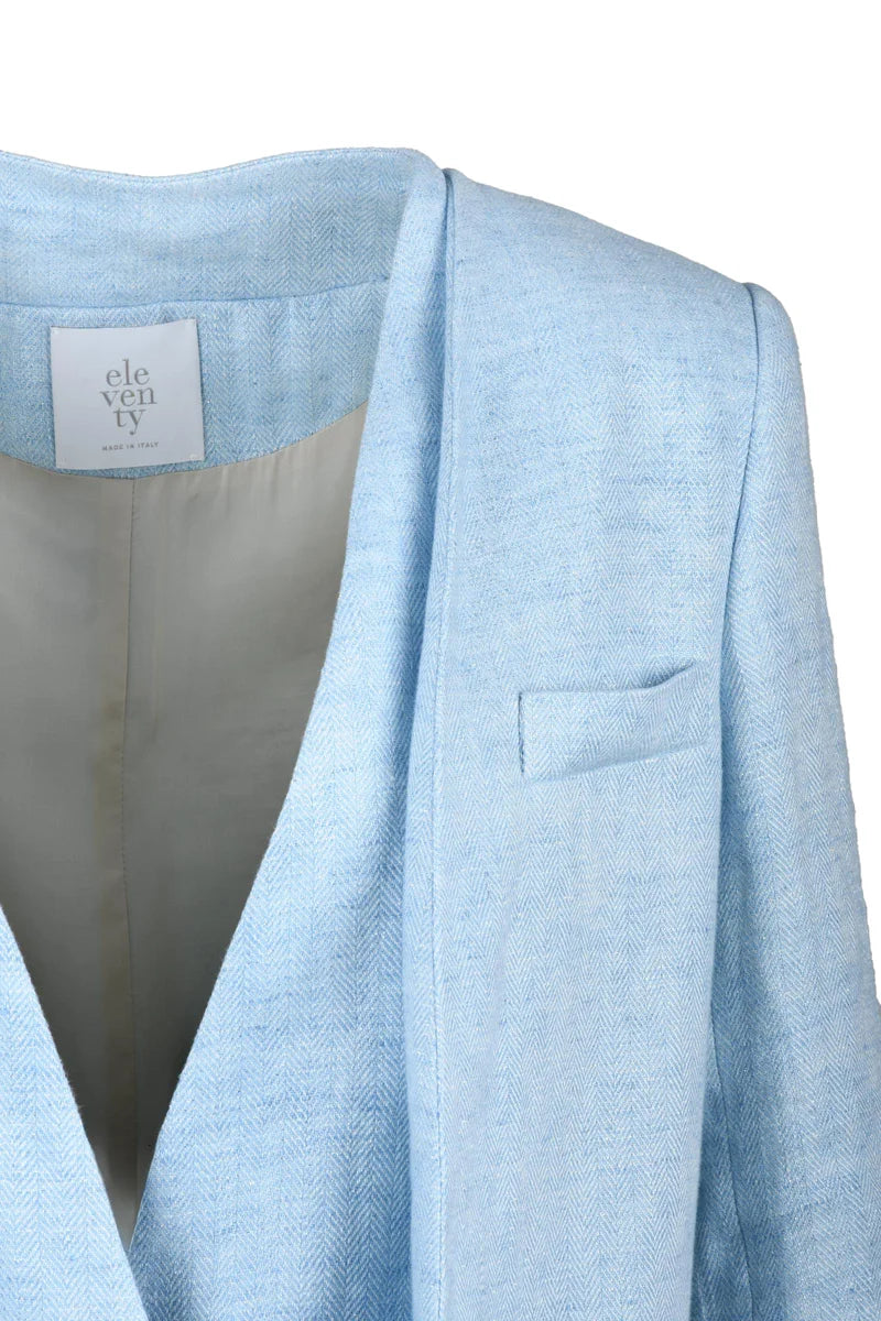 Rounded Blue Jacket
