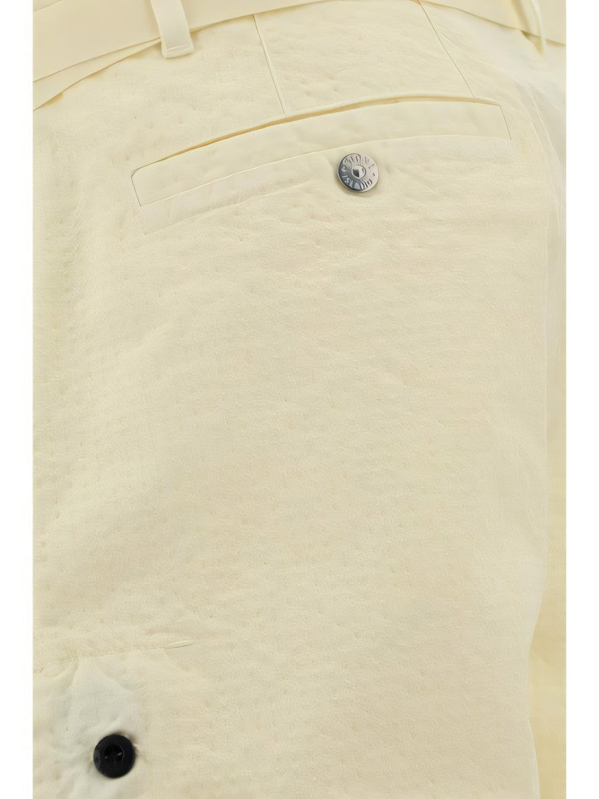 Relaxed Fit Shorts with Textured Finish