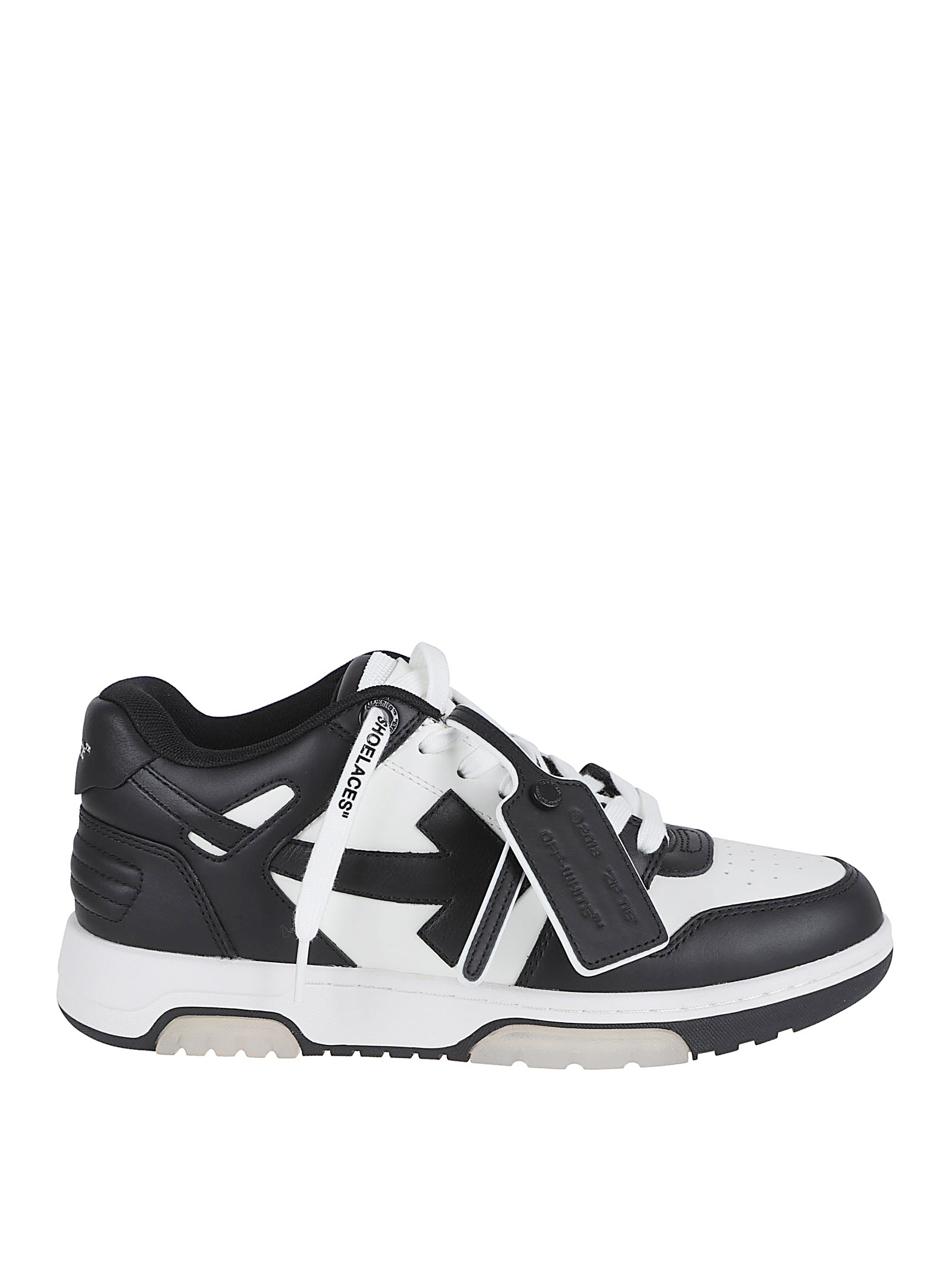 Low-Top Leather Sneakers with Dynamic Detailing