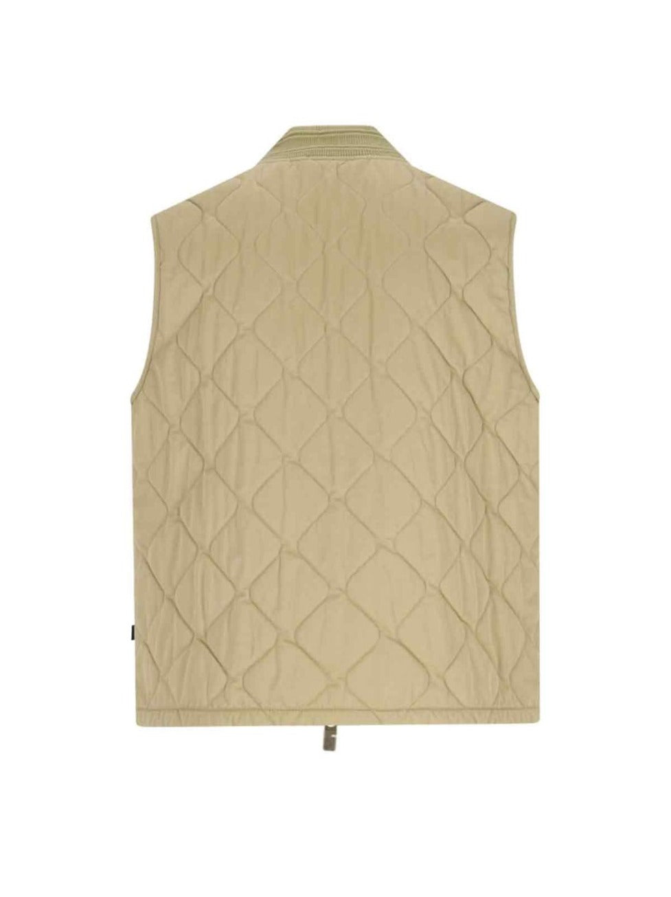 Quilted Vest – Beige