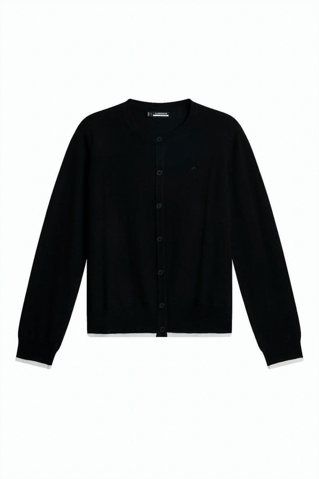 Classic Black Merino Wool Knit Vest