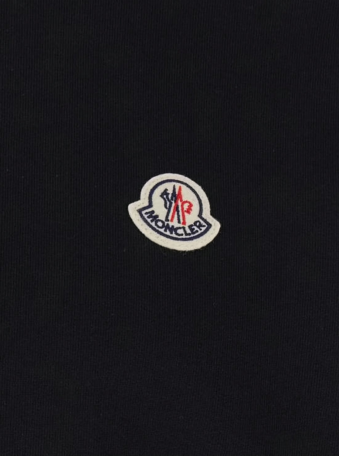Long-Sleeve Crewneck Sweatshirt with Subtle Logo Patch