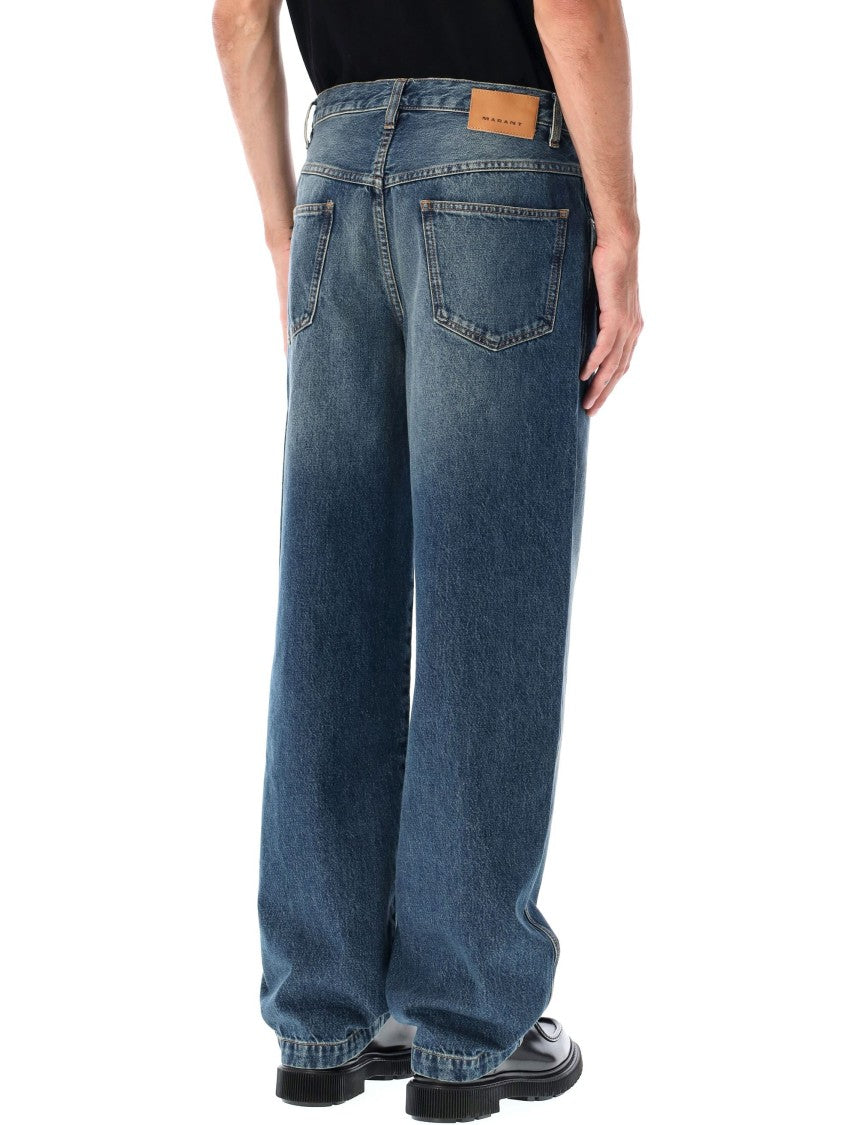 Marant Jorje Wide-Leg Denim Jeans