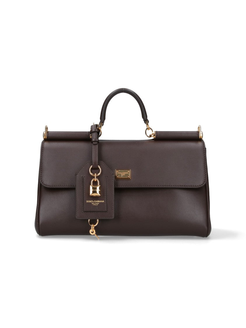 "My Sicily" Top Handle Bag – Brown