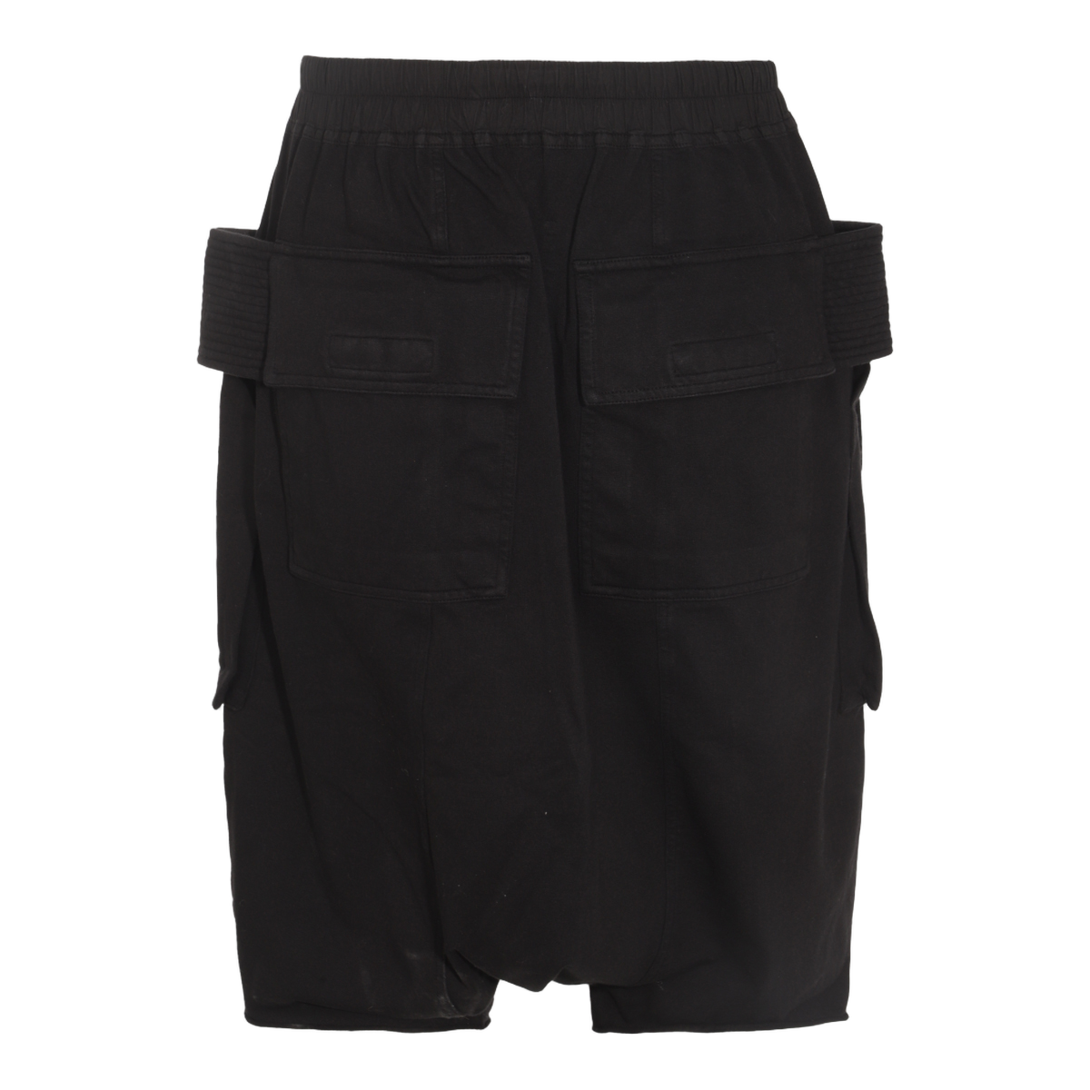 Mid-Thigh Black Shorts with Clean Silhouette