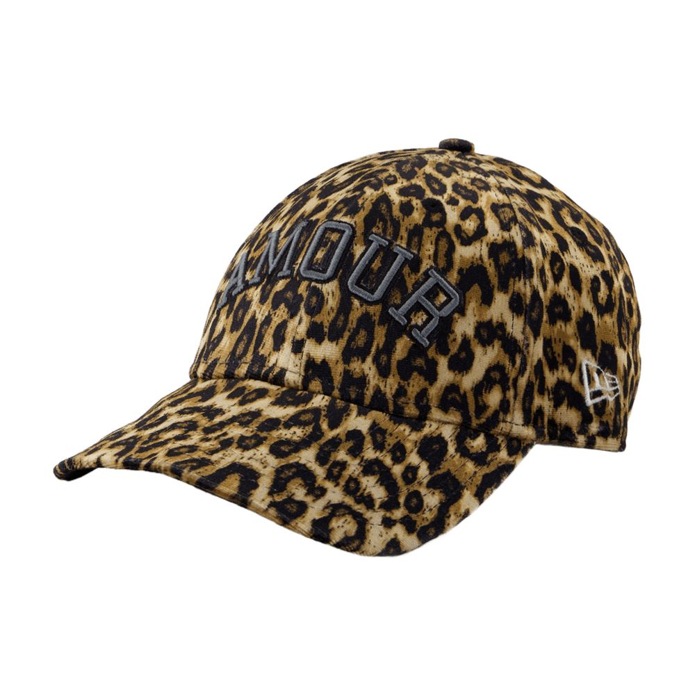 Leopard Print Cap With Curved Brim
