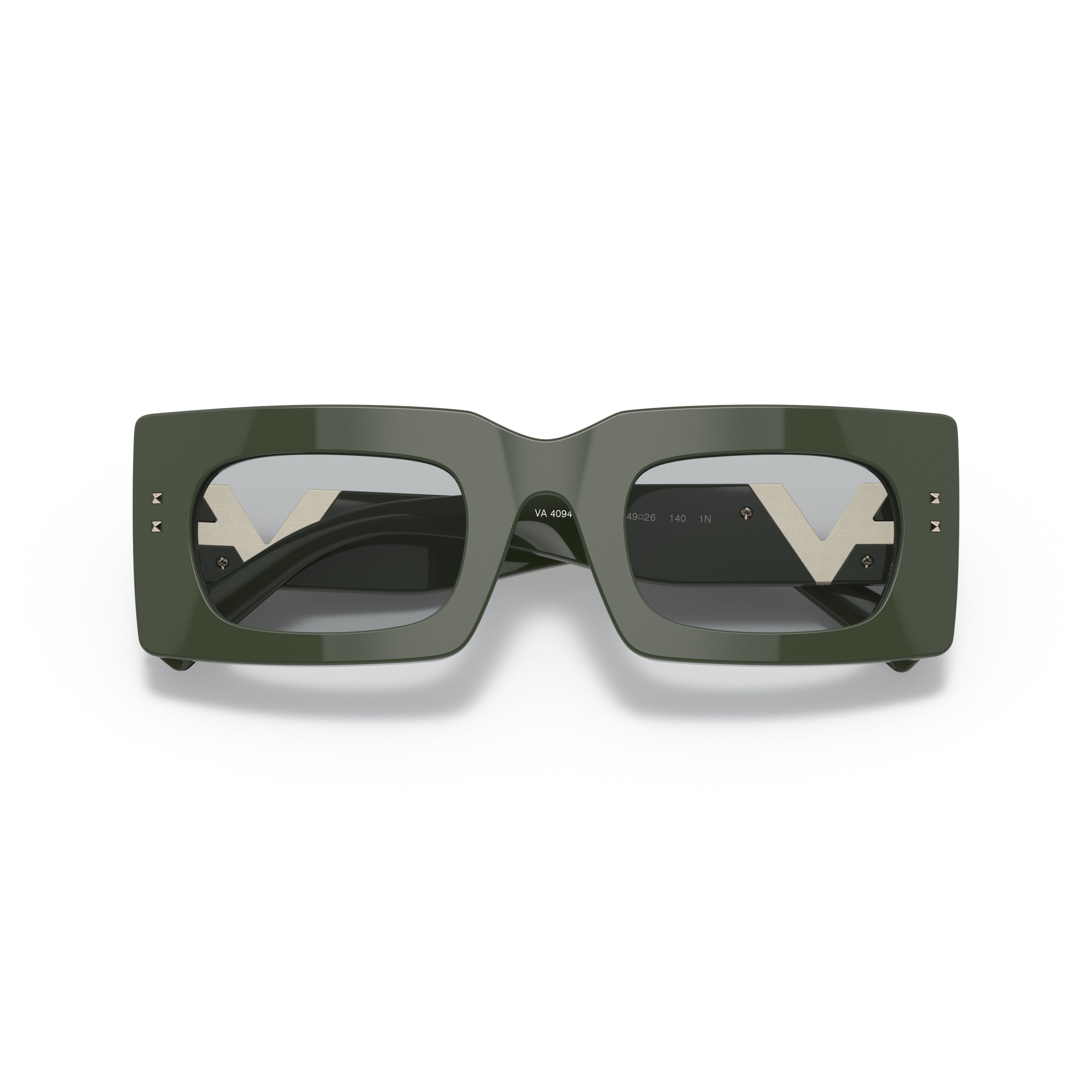 4094 Sole Rectangular Acetate Sunglasses