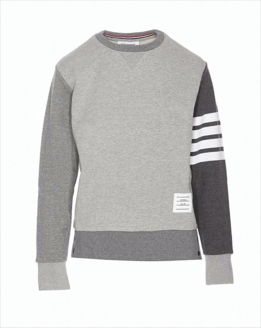 Long-Sleeve Sweatshirt with Signature Stripes