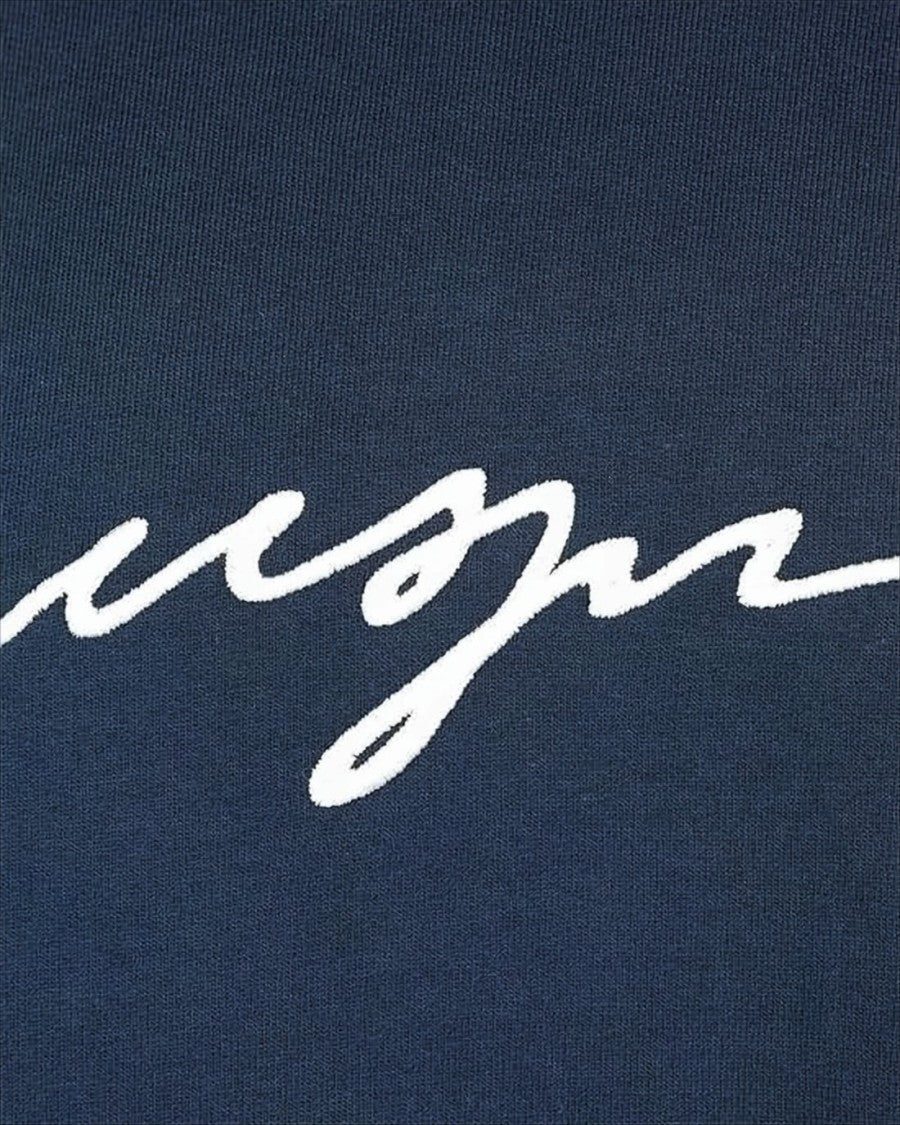 Relaxed-Fit Hoodie With Contrasting Logo And Kangaroo Pocket