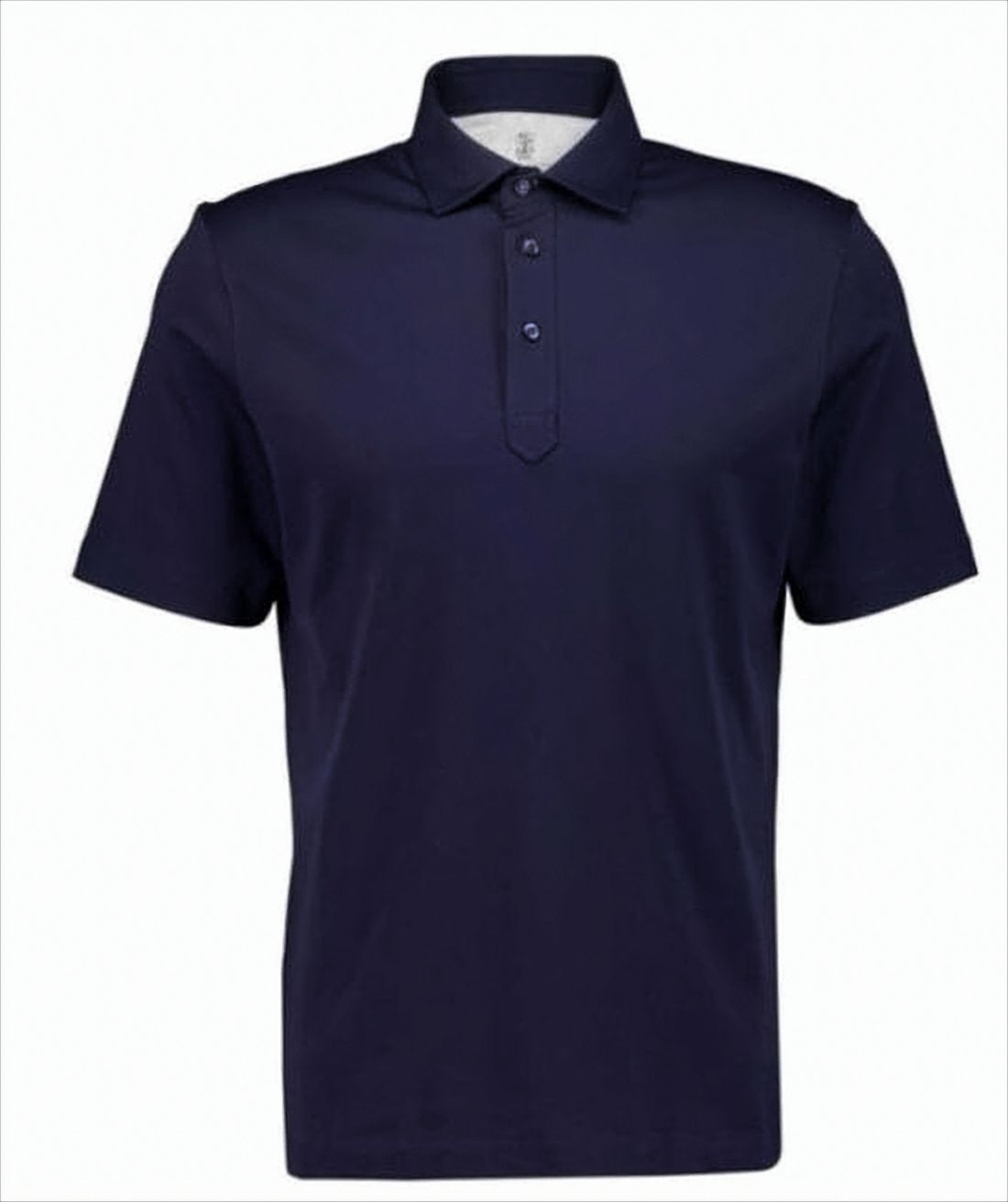 Short-Sleeve Polo Shirt with Traditional Collar