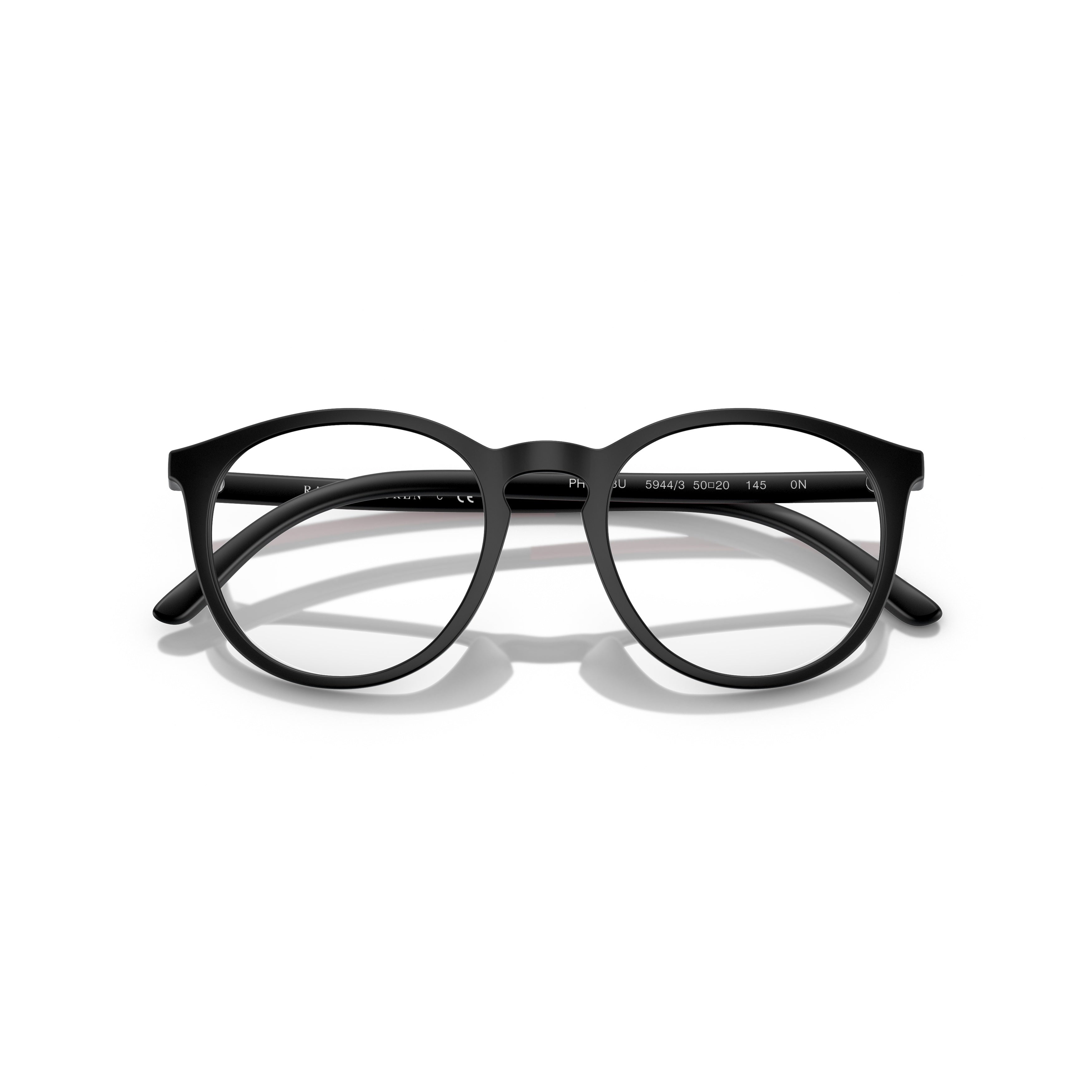 0ph4183u Matte Black Rounded Frame Eyeglasses