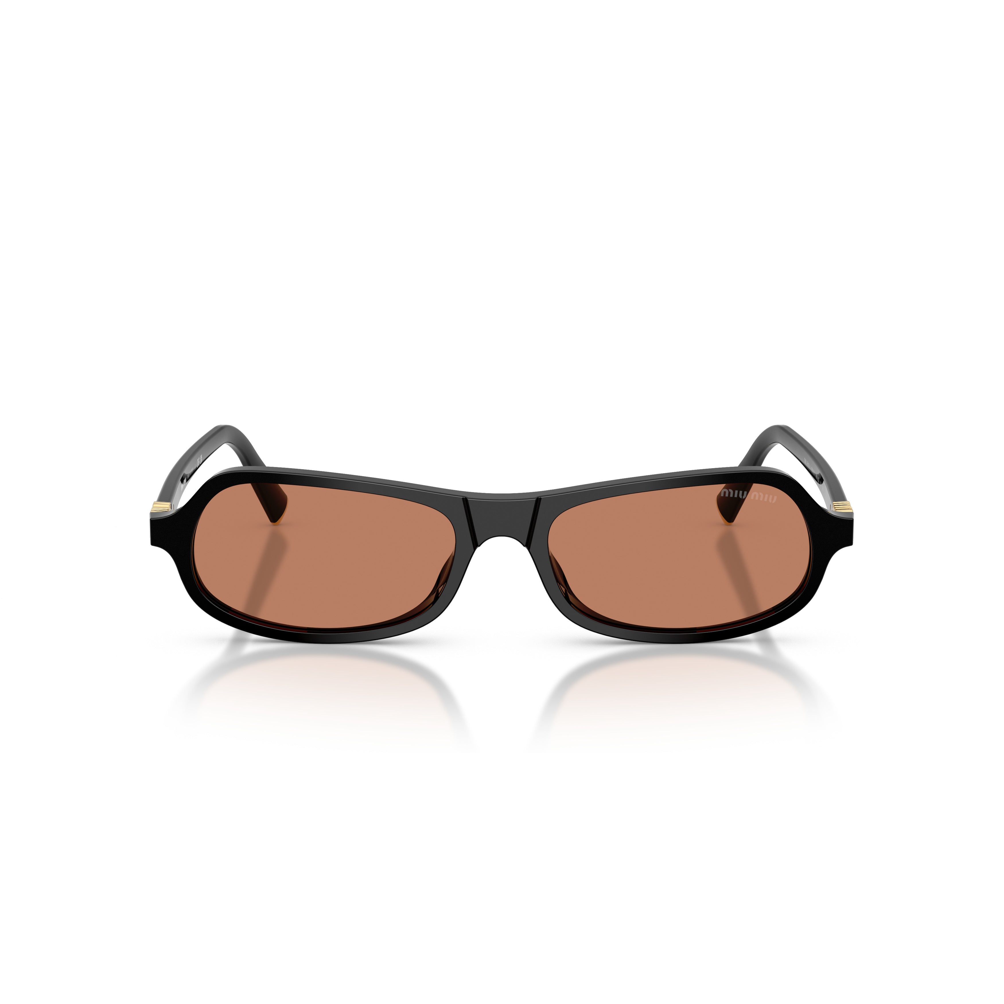 0mu B10su Glossy Black Acetate Sunglasses