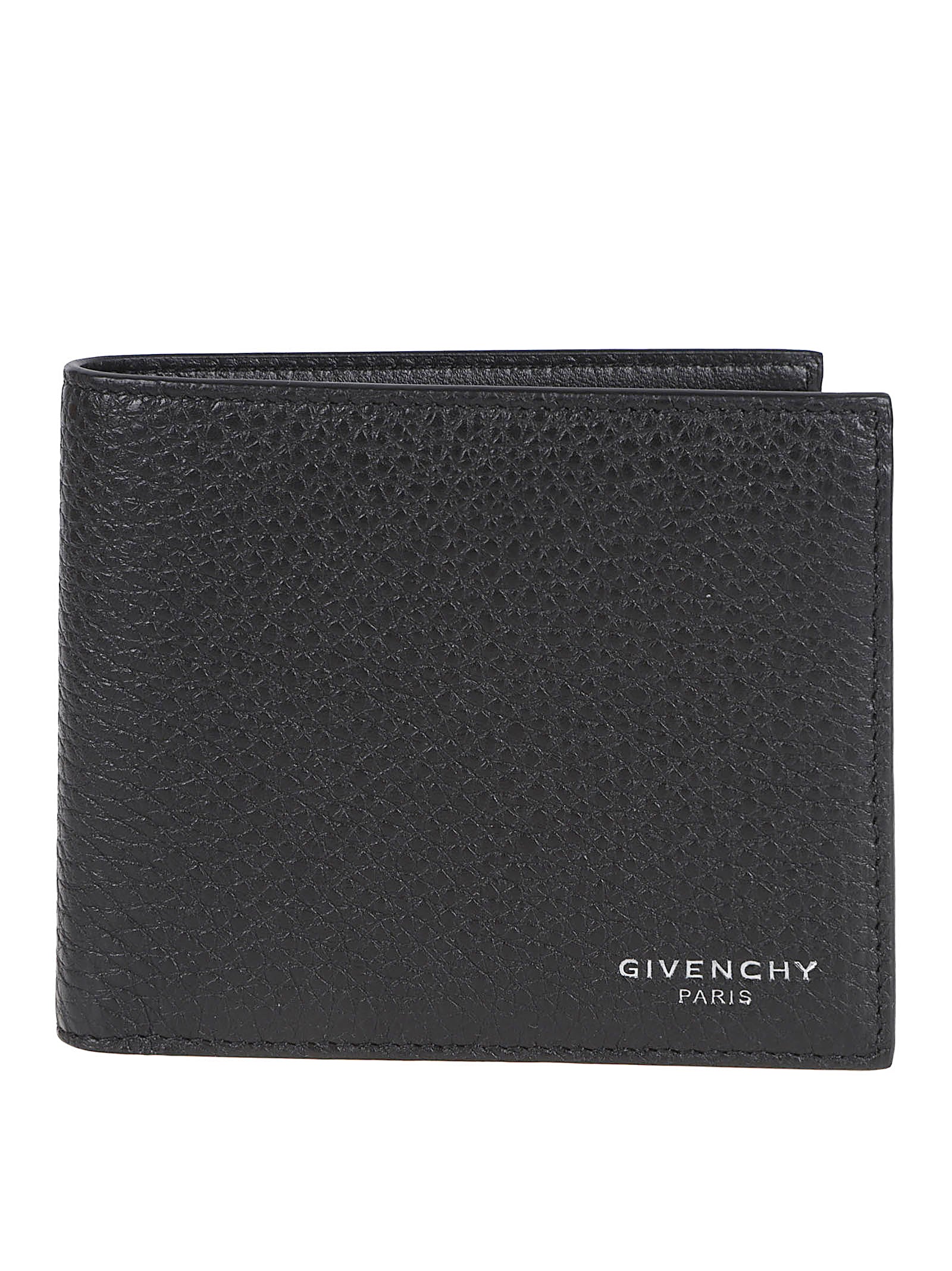 Textured Leather Bi-Fold Wallet