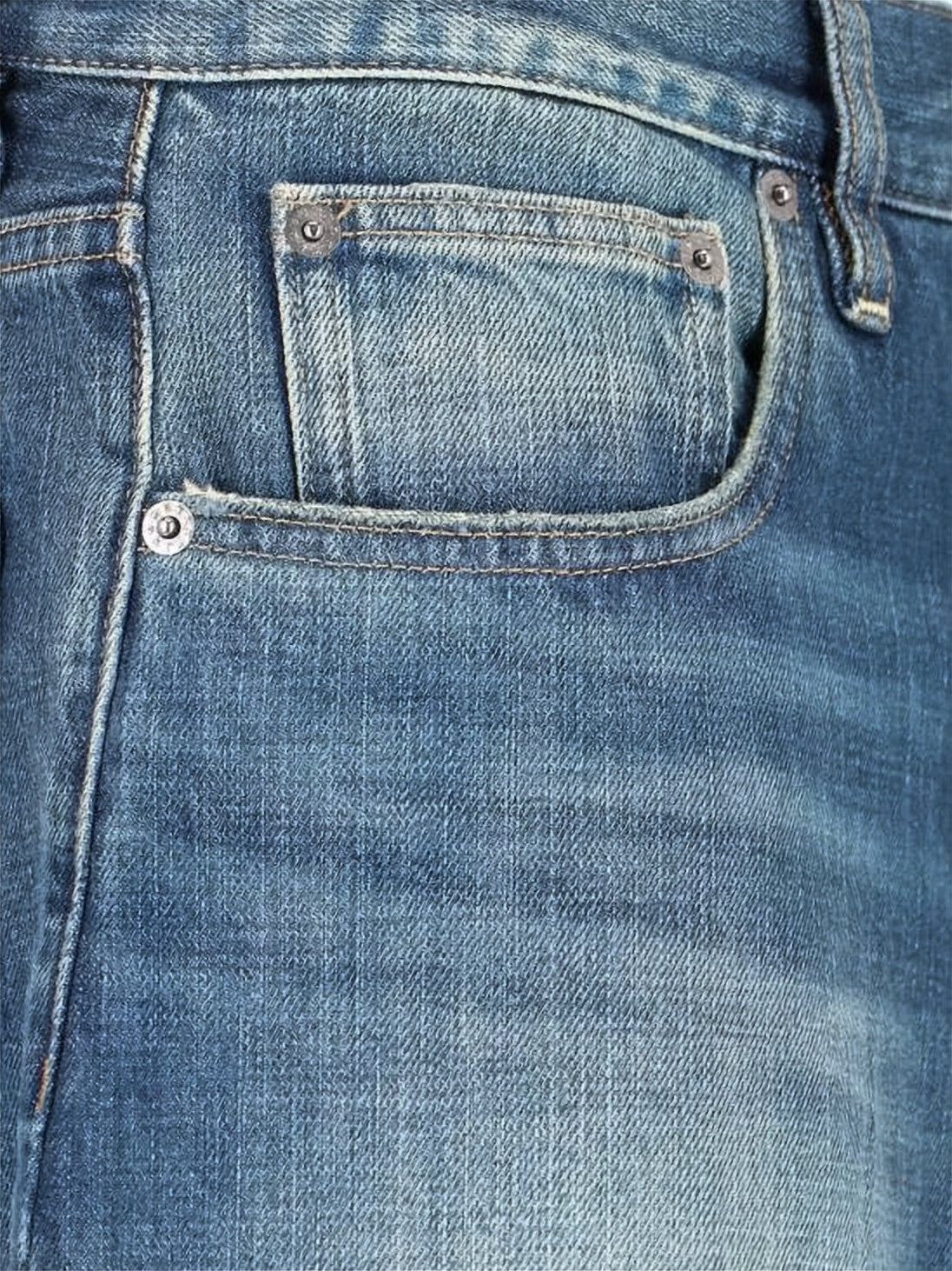 Relaxed Fit Wide-Leg Denim Pants with Classic Five-Pocket Design