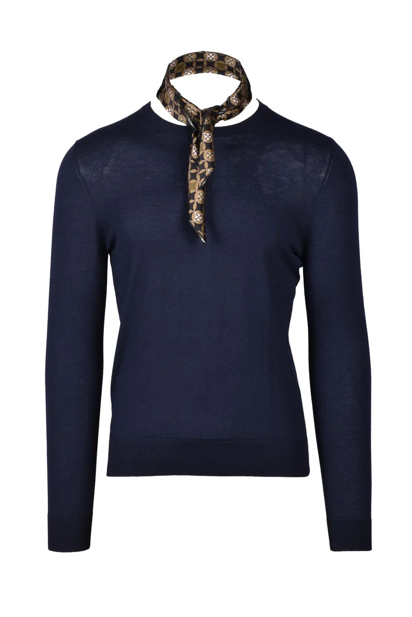 Silk and Cashmere Sweater - Blue