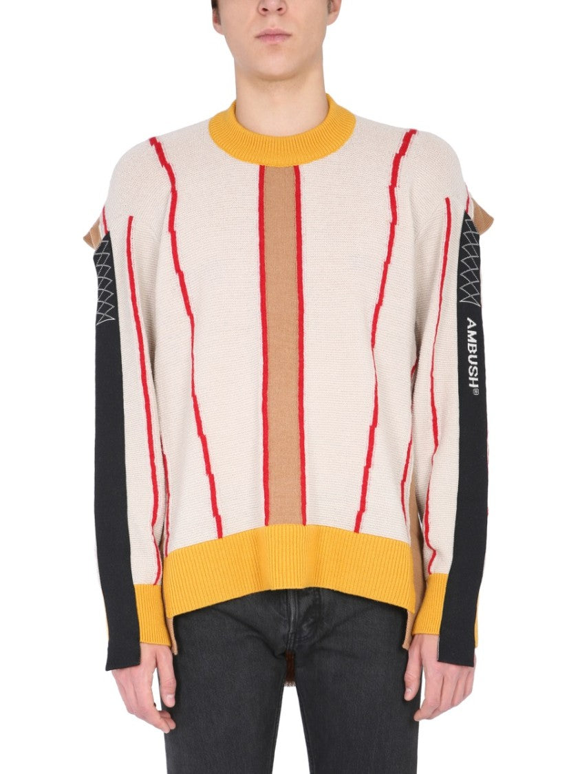 Beige Crew Neck Sweater