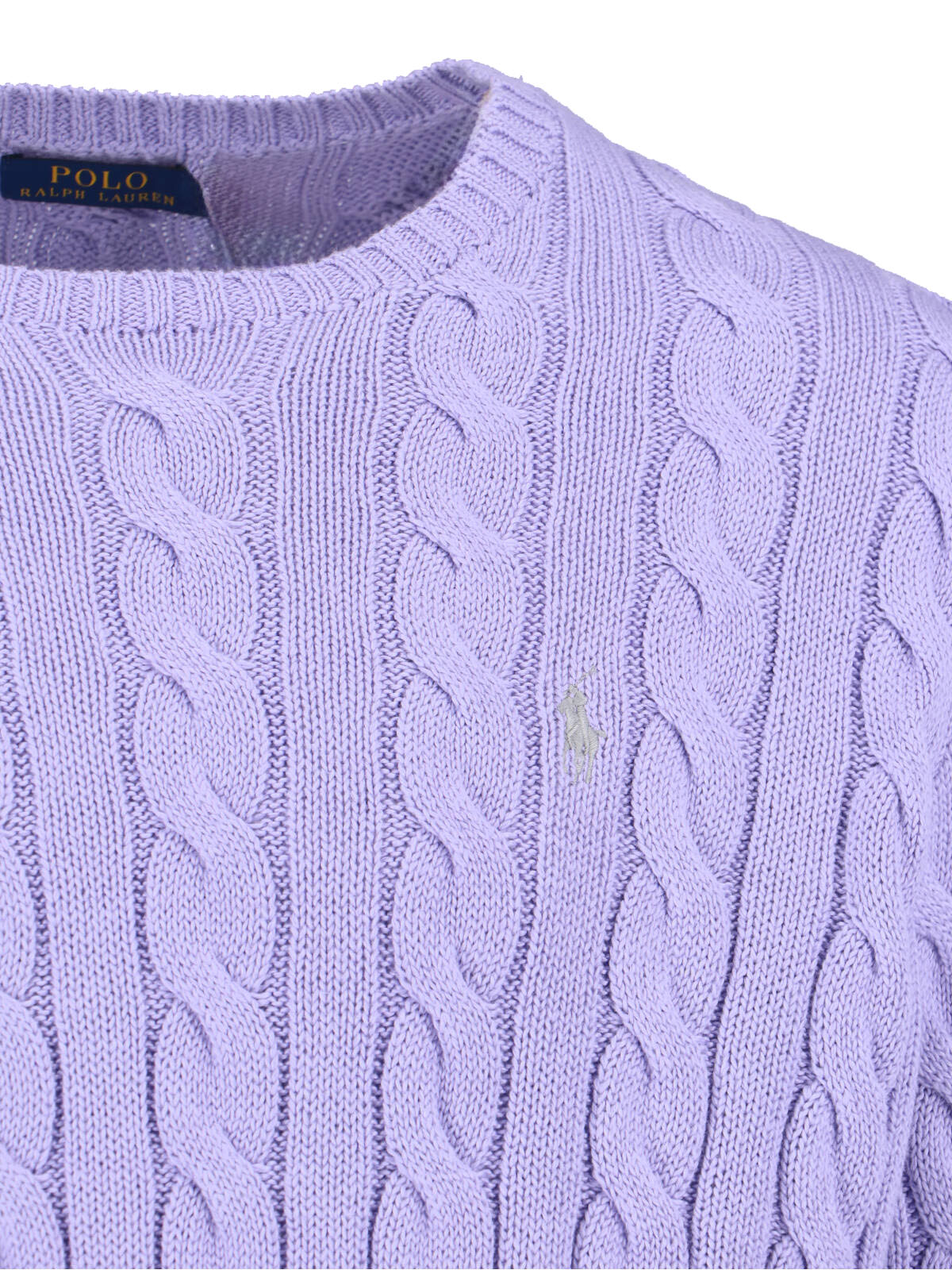 Classic Knit Sweater With Ribbed Cuffs And Hem