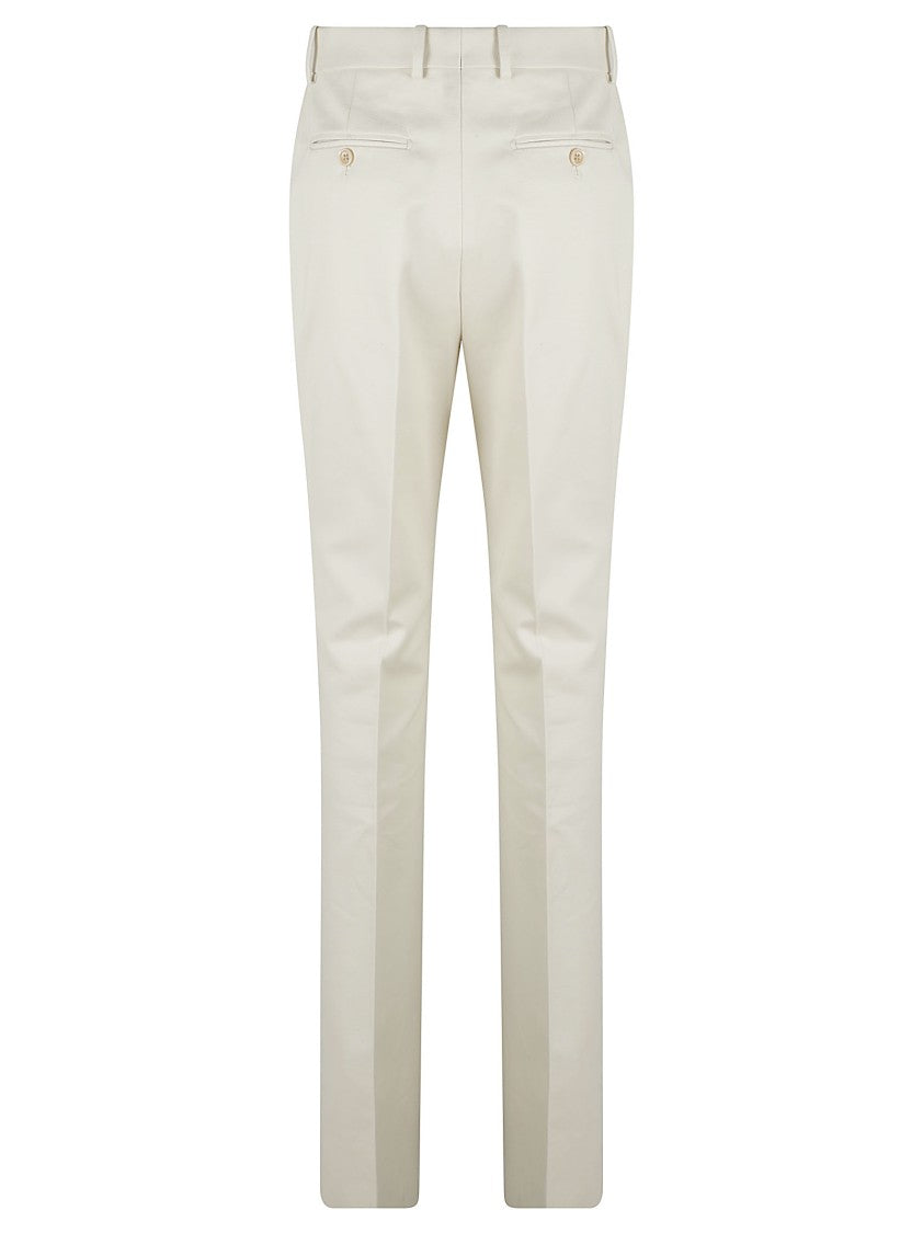 Tailored Fit Trousers With Silhouette