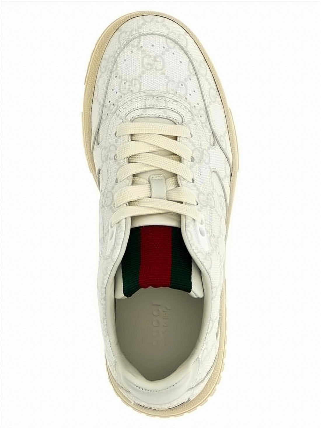 Canvas Sneakers with Monogram Pattern