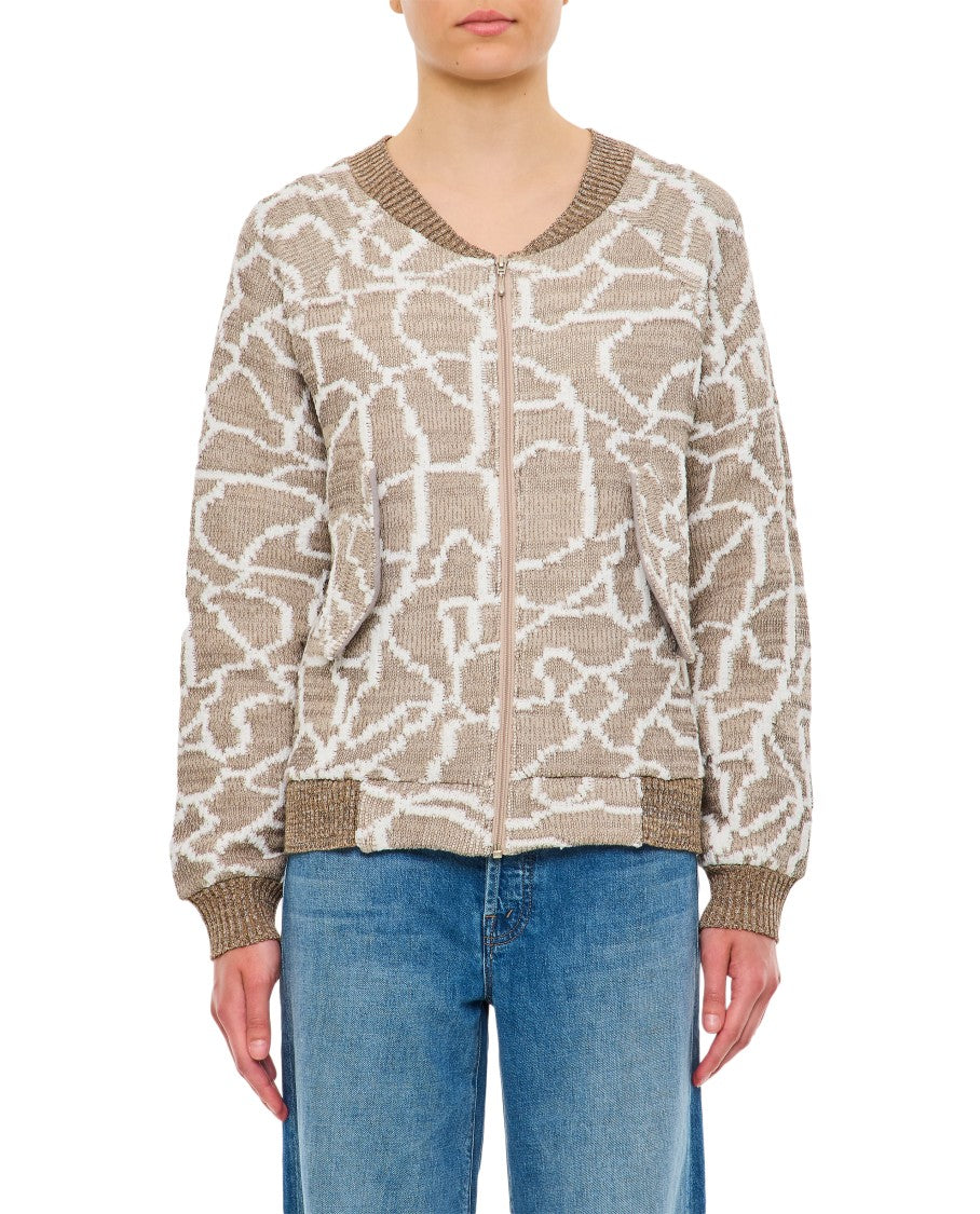 Jacquard Harrington Jacket