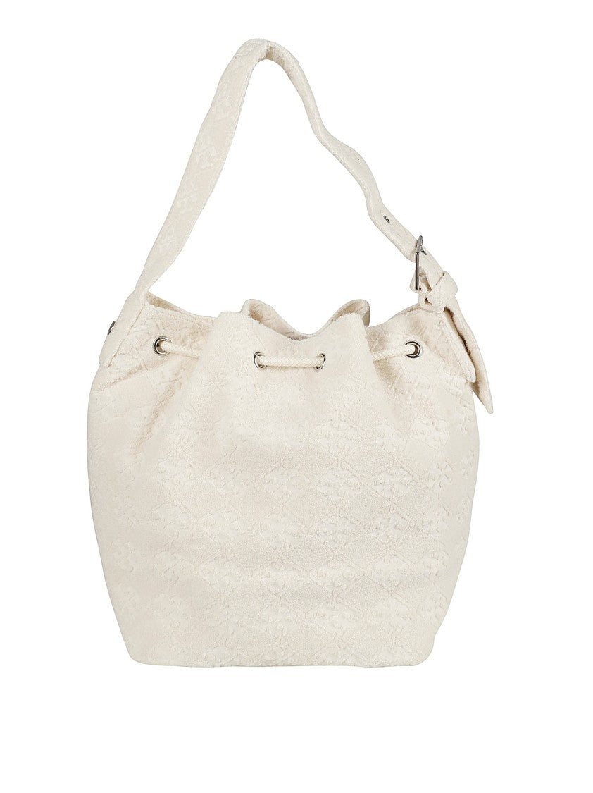 Large Textured Hobo Bag With Adjustable Handle