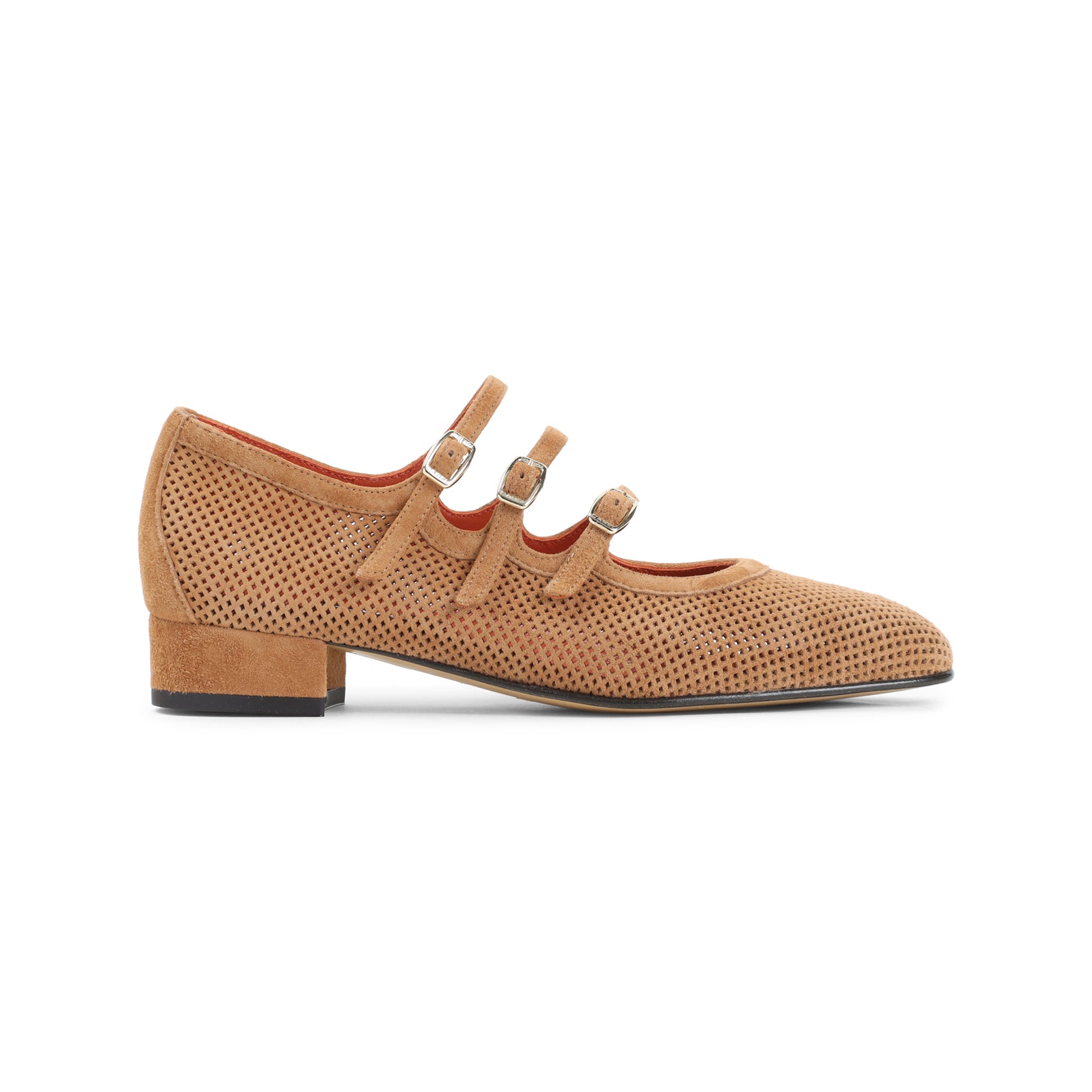 Ariana26 3cm Heel Suede Leather Pumps