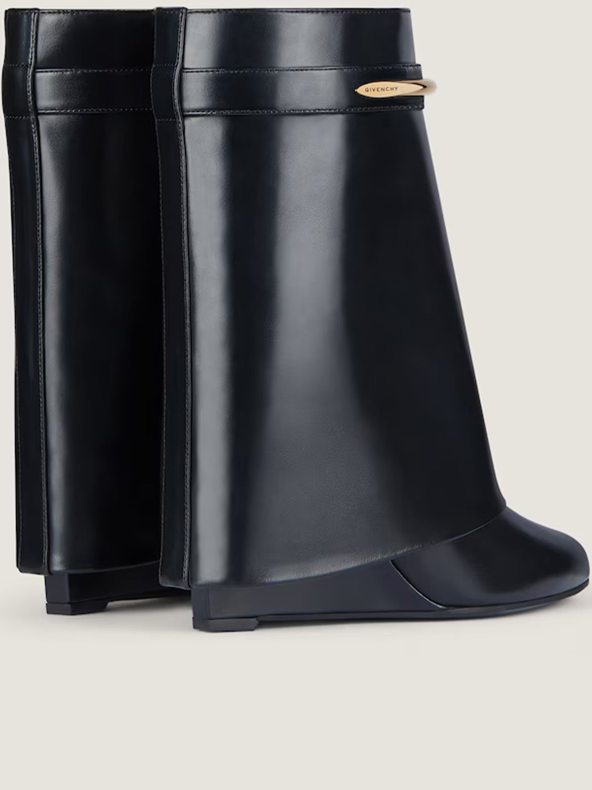 Heel Ankle Boot Pointed Calf Leather