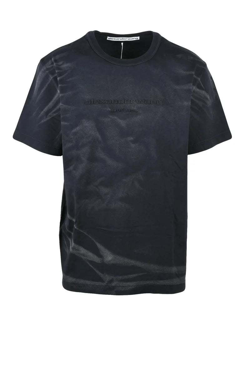 Boxy Fit Black T-Shirt